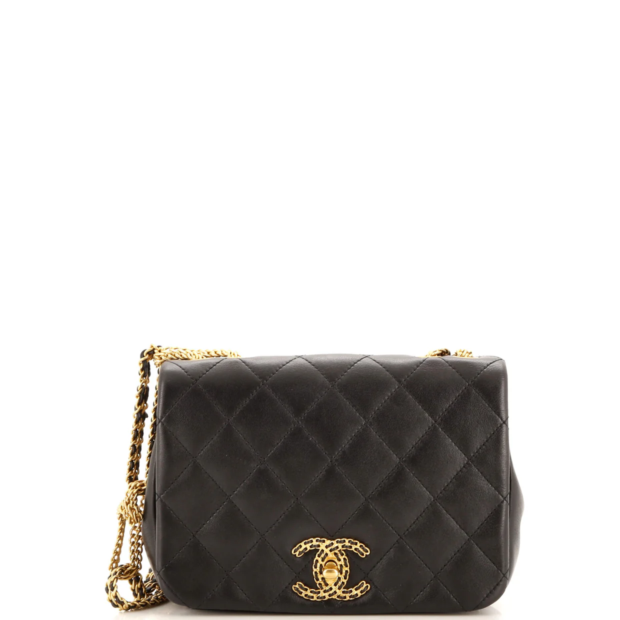 On And On Full Flap Bag Quilted Lambskin Small - Deep Luxury