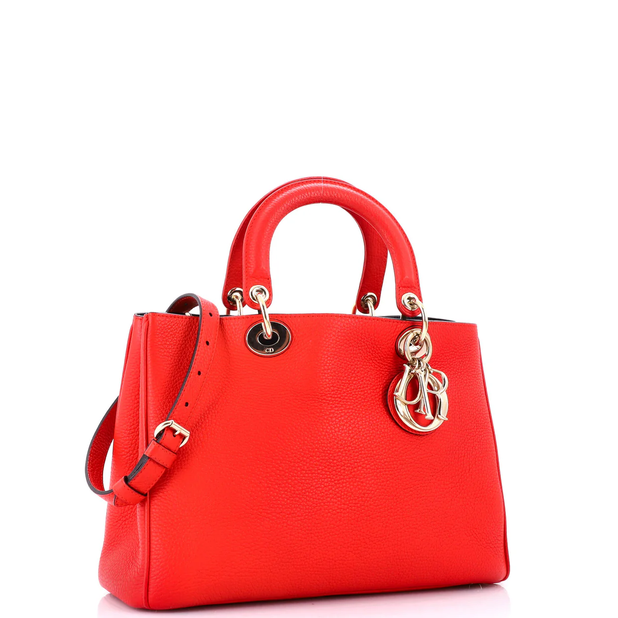 Diorissimo Tote Pebbled Leather Medium - Deep Luxury