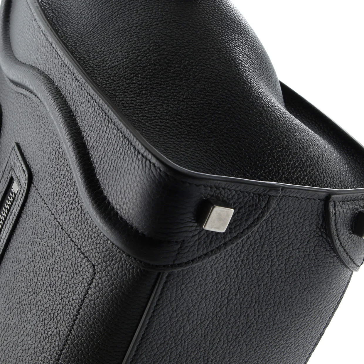 Luggage Bag Grainy Leather Micro - Deep Luxury