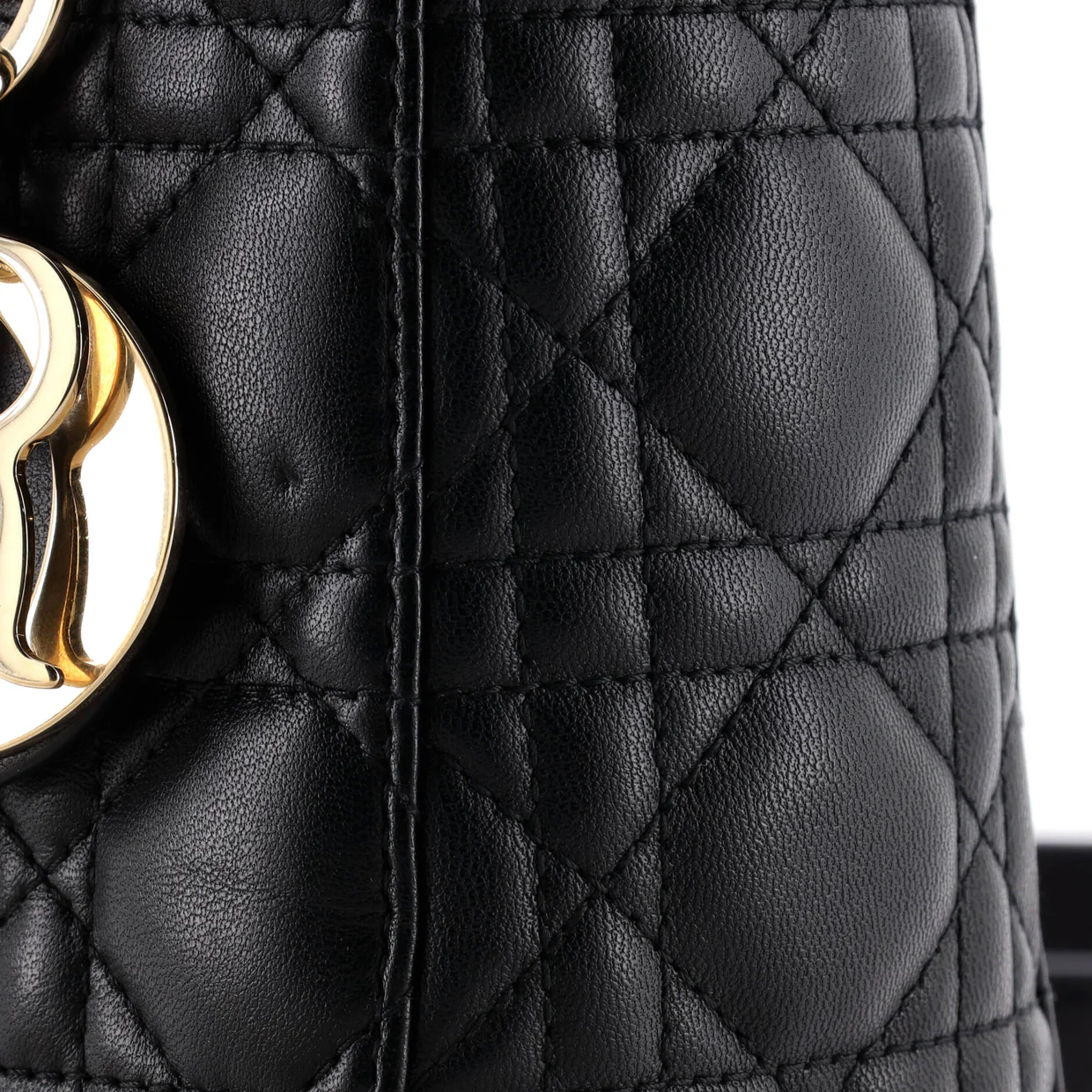 My ABCDior Lady Dior Bag Cannage Quilt Leather Small - Deep Luxury