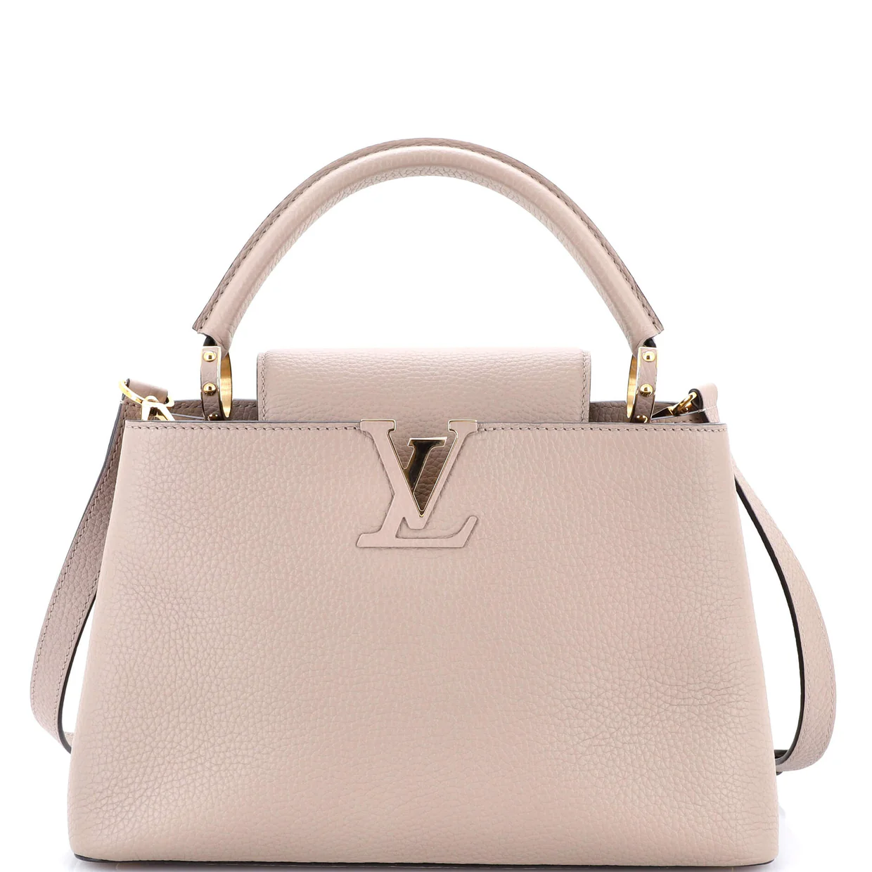 Capucines Bag Leather PM - Deep Luxury