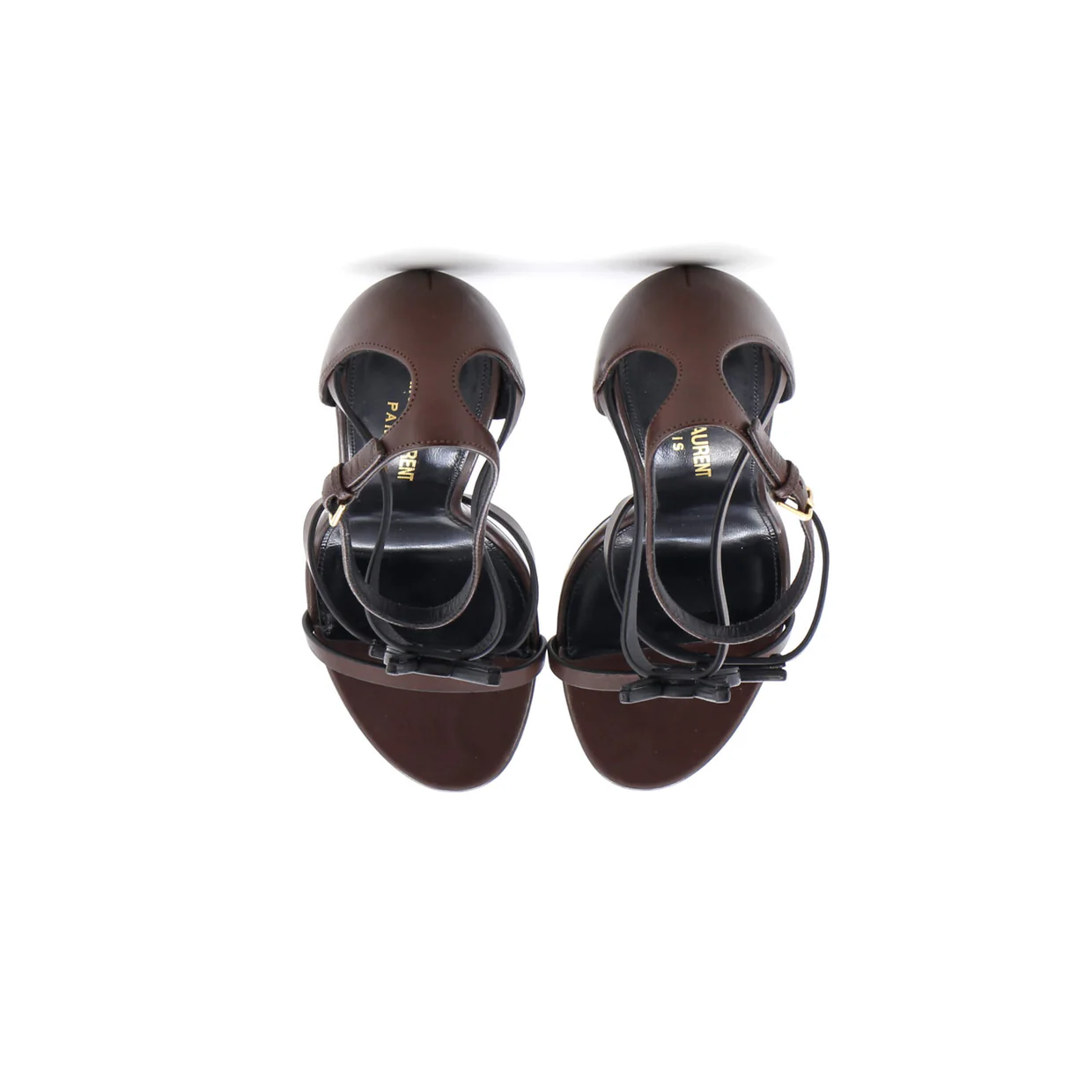 Women's Cassandra Heeled Sandals Leather 100 - Deep Luxury