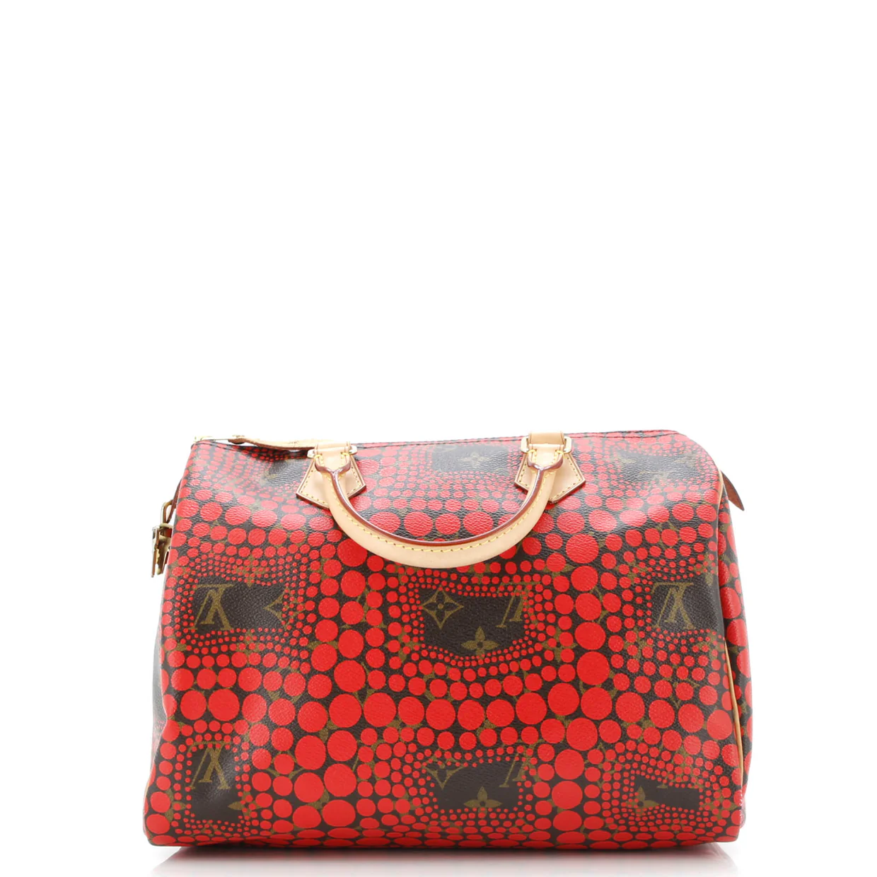 Speedy Handbag Limited Edition Kusama Town Monogram Canvas 30 - Deep Luxury