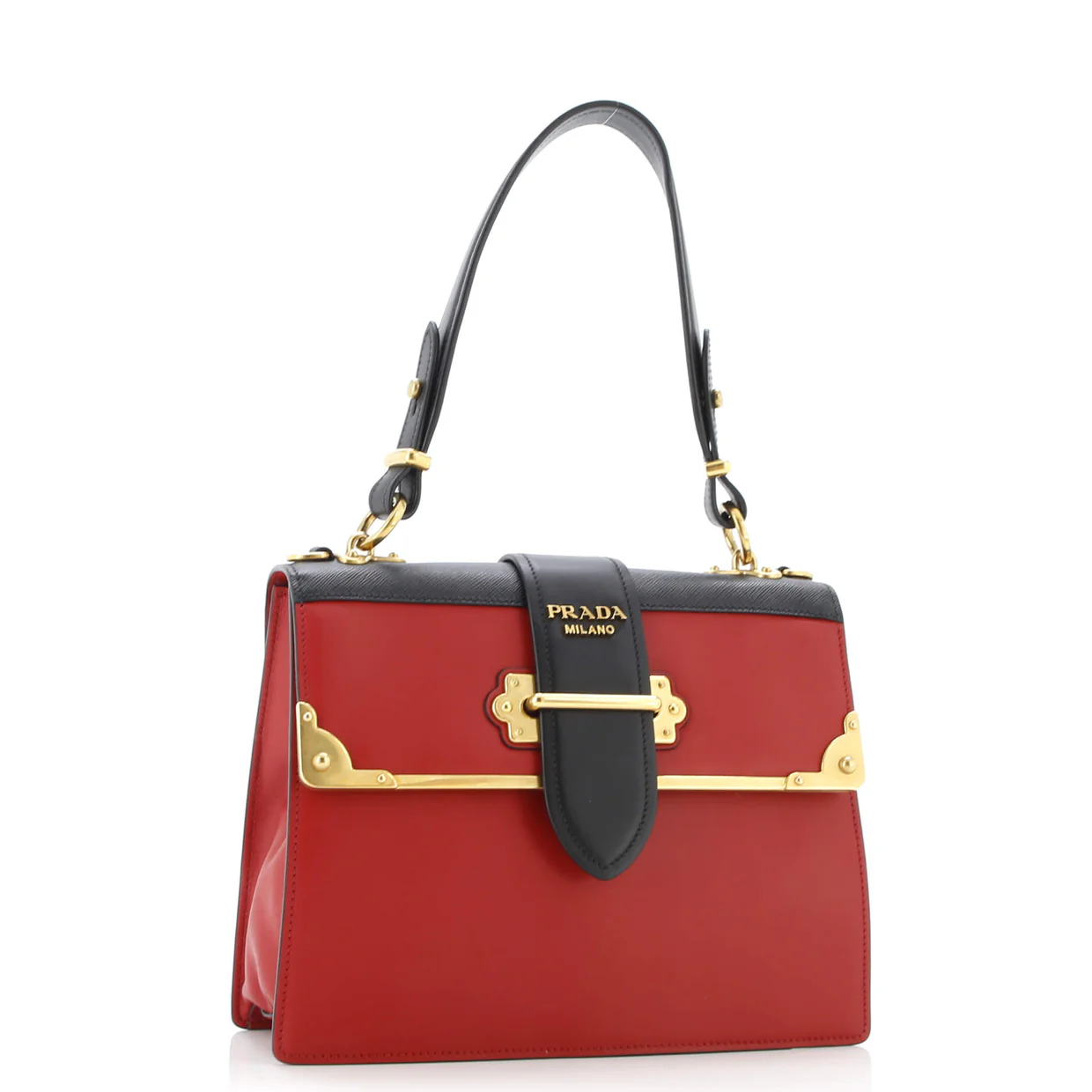 Cahier Convertible Shoulder Bag City Calf and Saffiano Medium - Deep Luxury