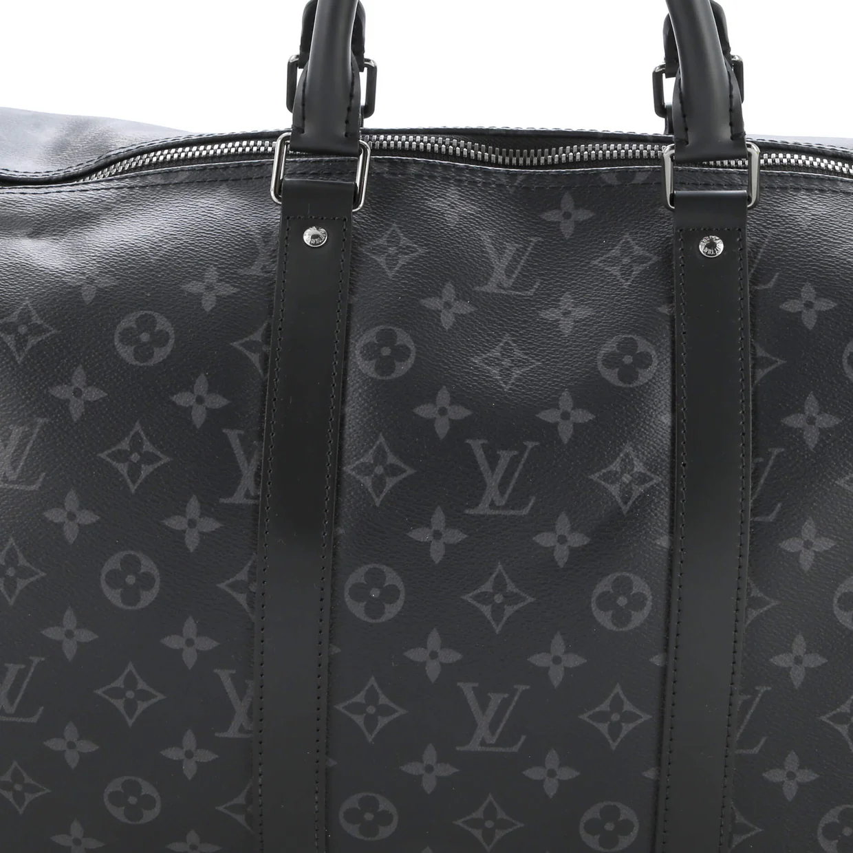 Keepall Bandouliere Bag Monogram Eclipse Canvas 55 - Deep Luxury
