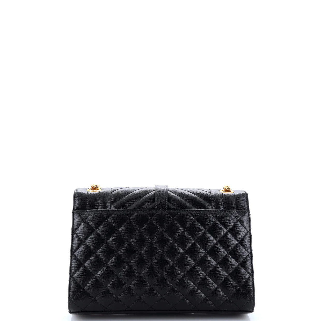 Classic Monogram Envelope Satchel Mixed Matelasse Leather Medium - Deep Luxury