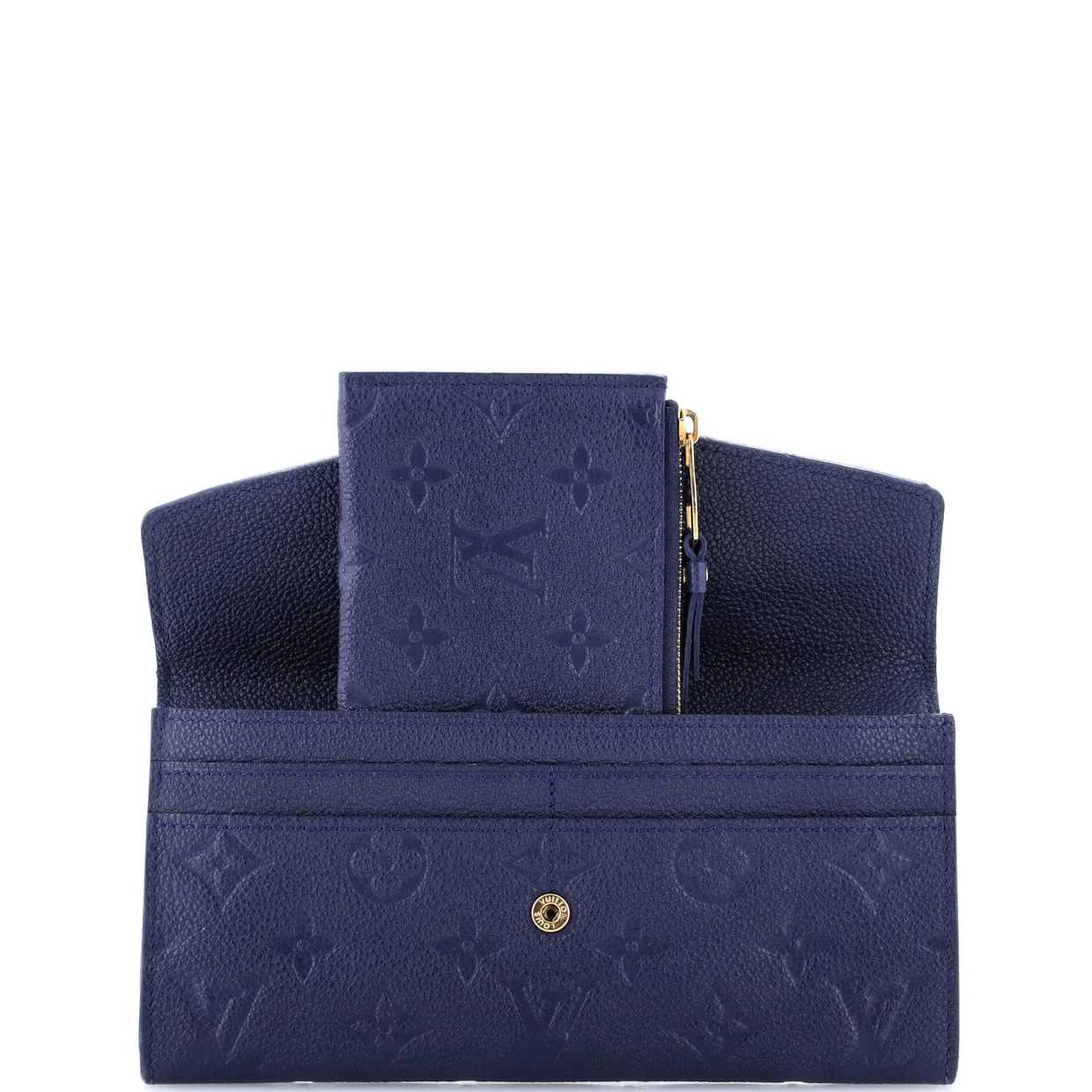 Curieuse Wallet Monogram Empreinte Leather - Deep Luxury