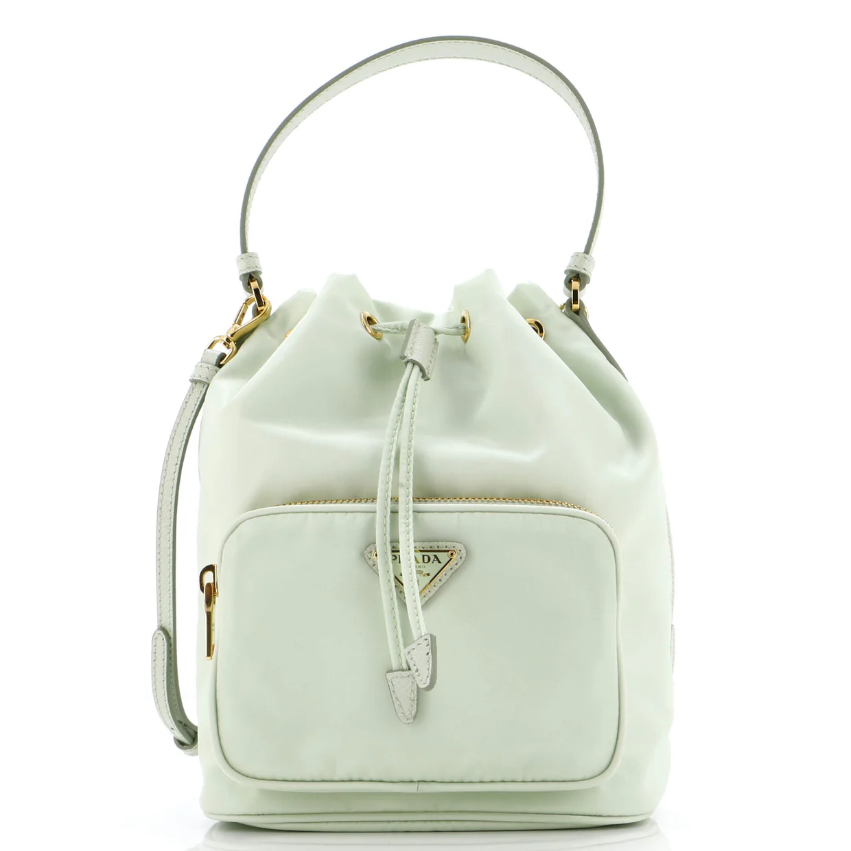 Duet Drawstring Bucket Bag Tessuto Small - Deep Luxury