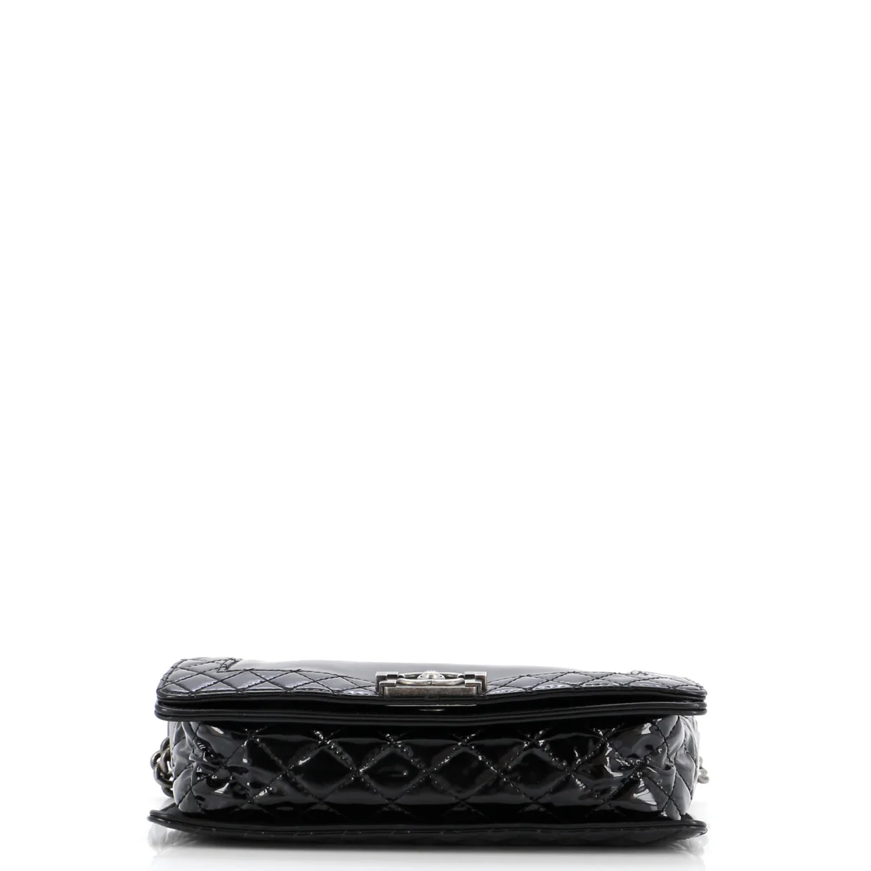 Reverso Boy Flap Bag Patent New Medium - Deep Luxury