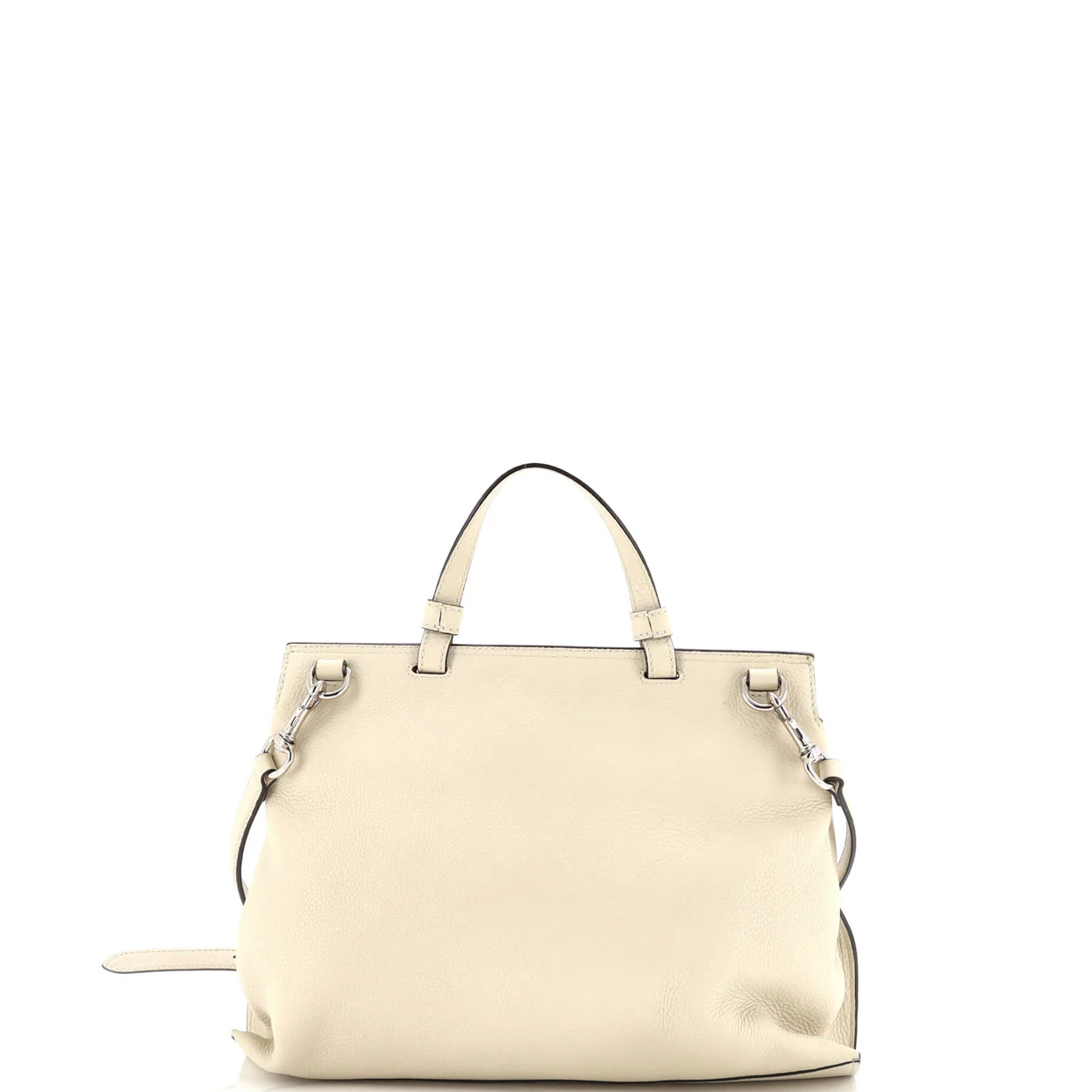 Bamboo Daily Top Handle Bag Leather Medium - Deep Luxury