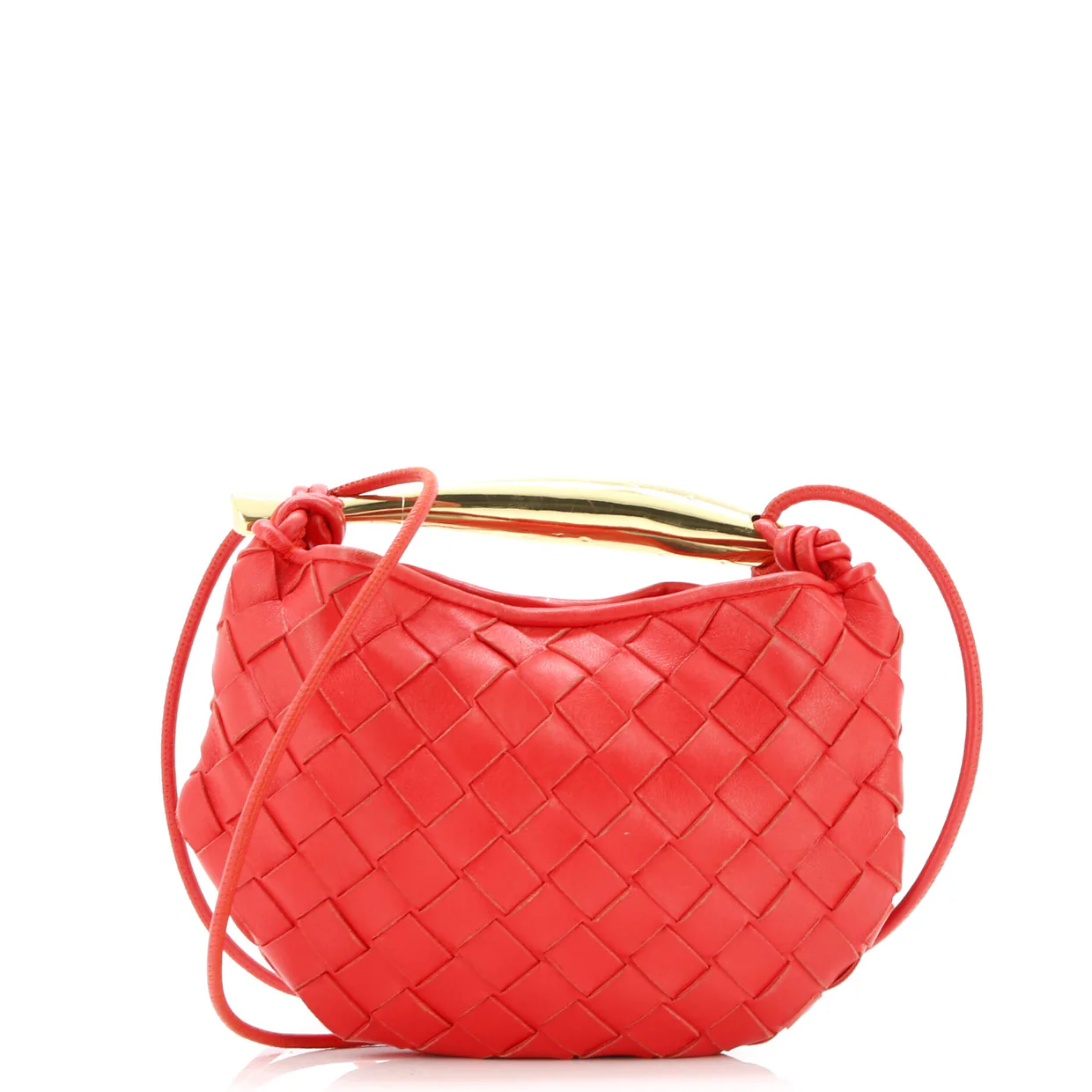Sardine Top Handle Bag Intrecciato Nappa Mini - Deep Luxury