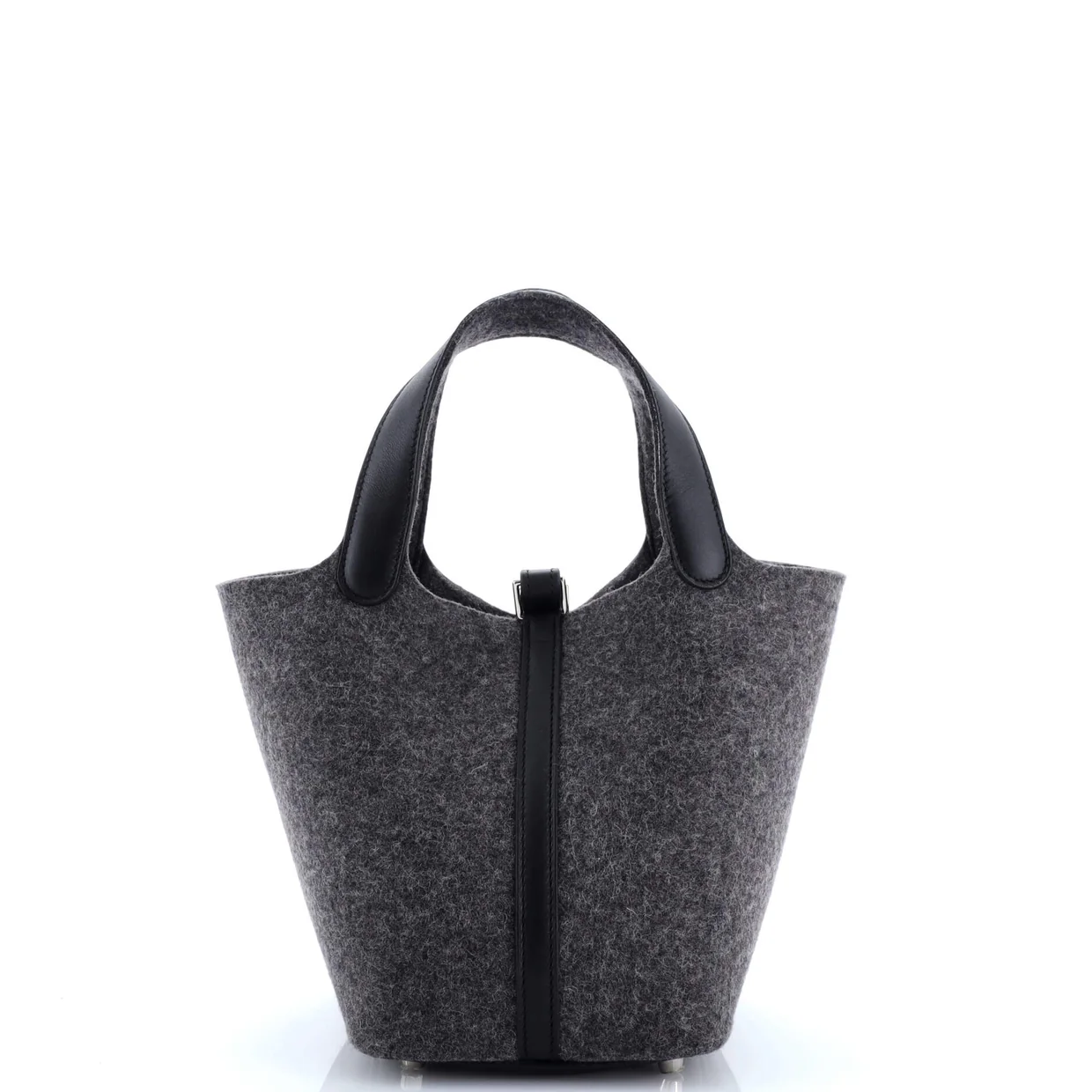 Picotin Lock Bag Felt with Leather PM - Deep Luxury