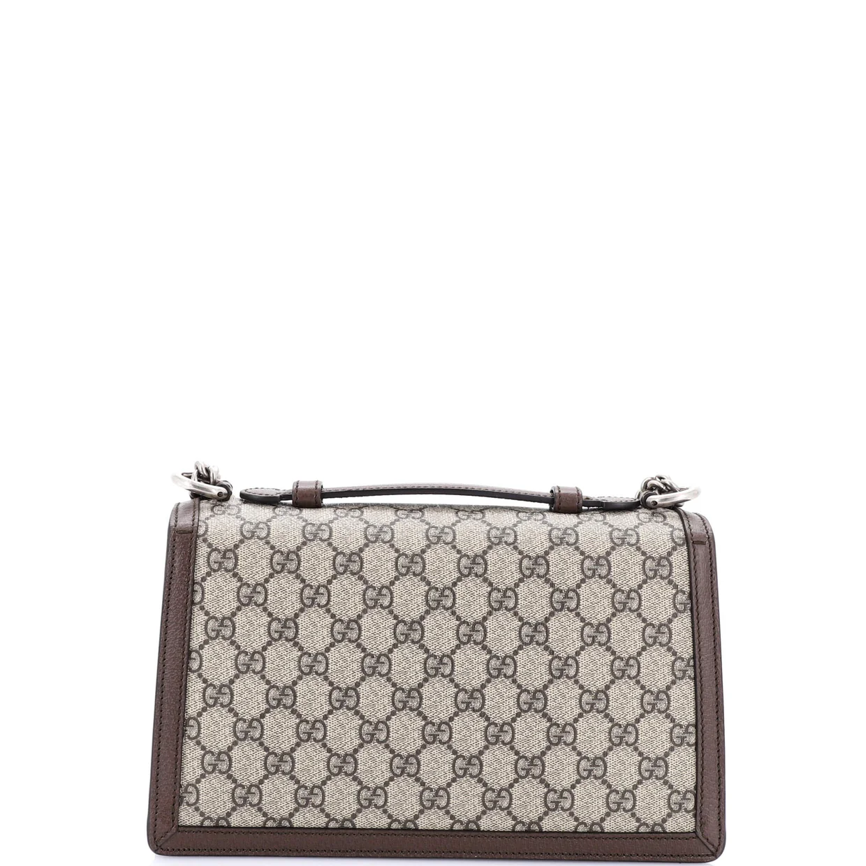 Dionysus Top Handle Chain Bag GG Coated Canvas Small - Deep Luxury