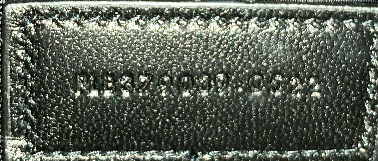 Classic Monogram Wristlet Pouch Matelasse Chevron Leather Small - Deep Luxury