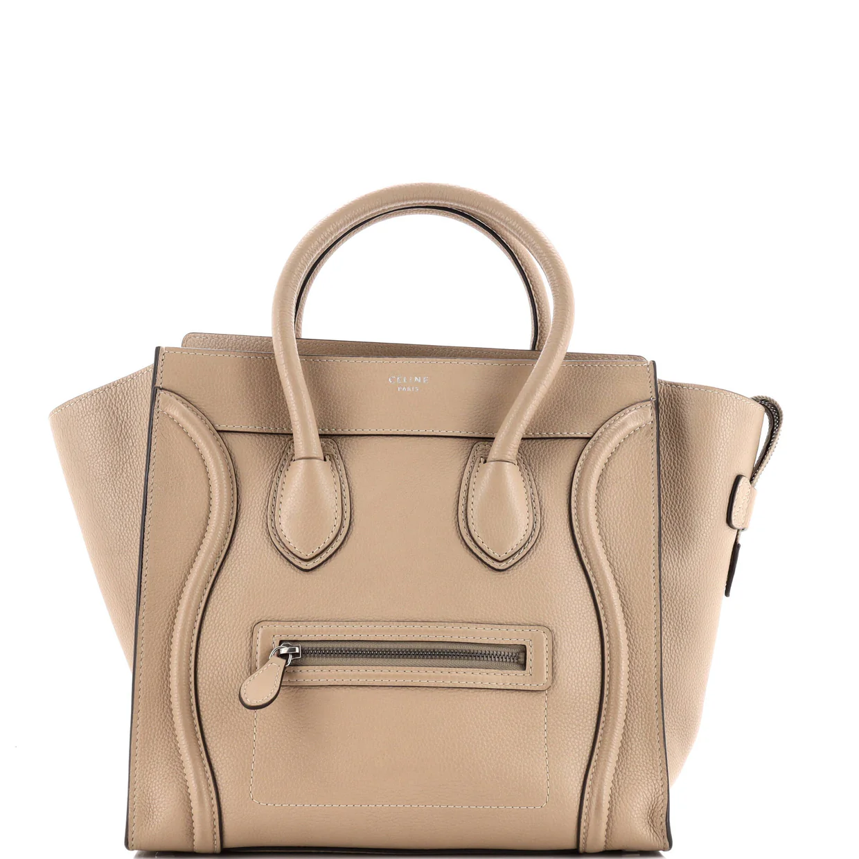 Luggage Bag Grainy Leather Mini - Deep Luxury