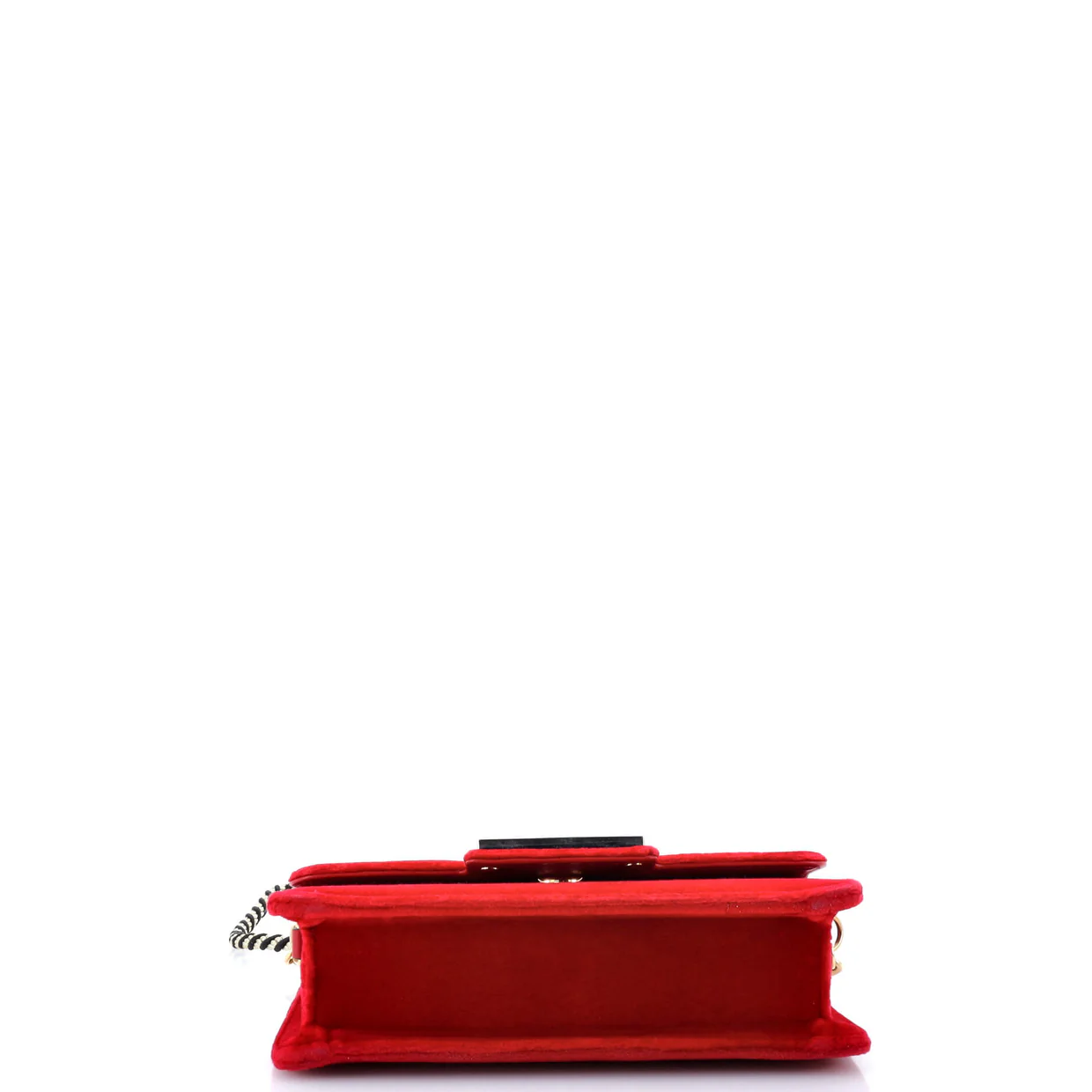 G Broadway Shoulder Bag Velvet with Crystals Small - Deep Luxury