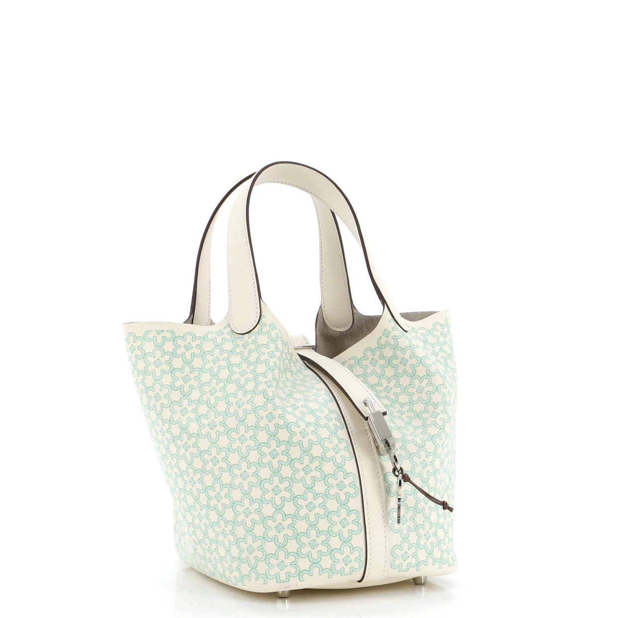 Picotin Lock Bag Lucky Daisy Printed Swift PM - Deep Luxury