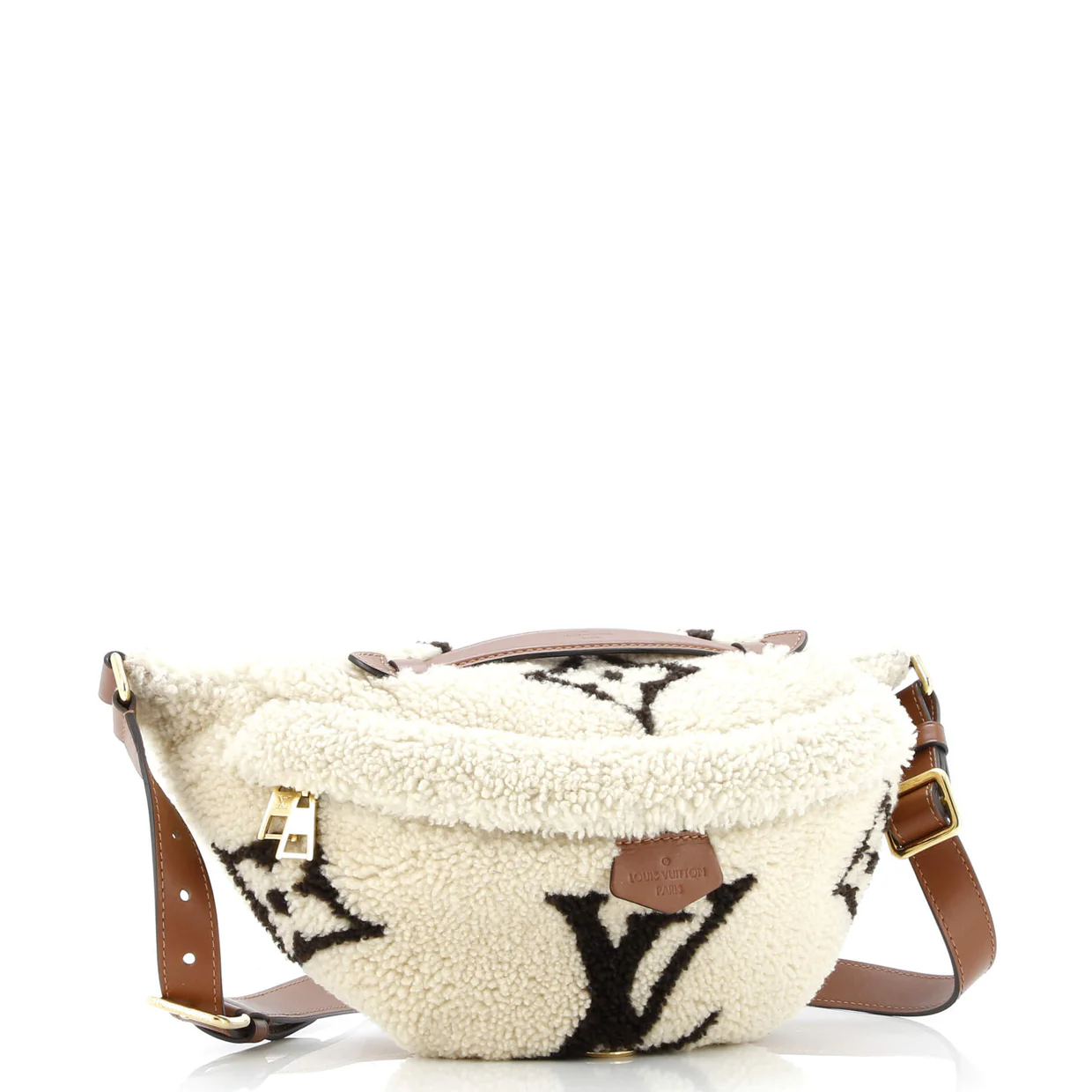 Bum Bag Monogram Giant Teddy Fleece - Deep Luxury