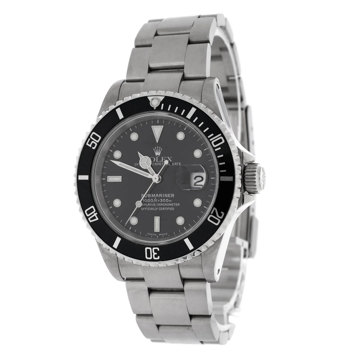 Oyster Perpetual Submariner Date Automatic Watch Stainless Steel 40 - Deep Luxury