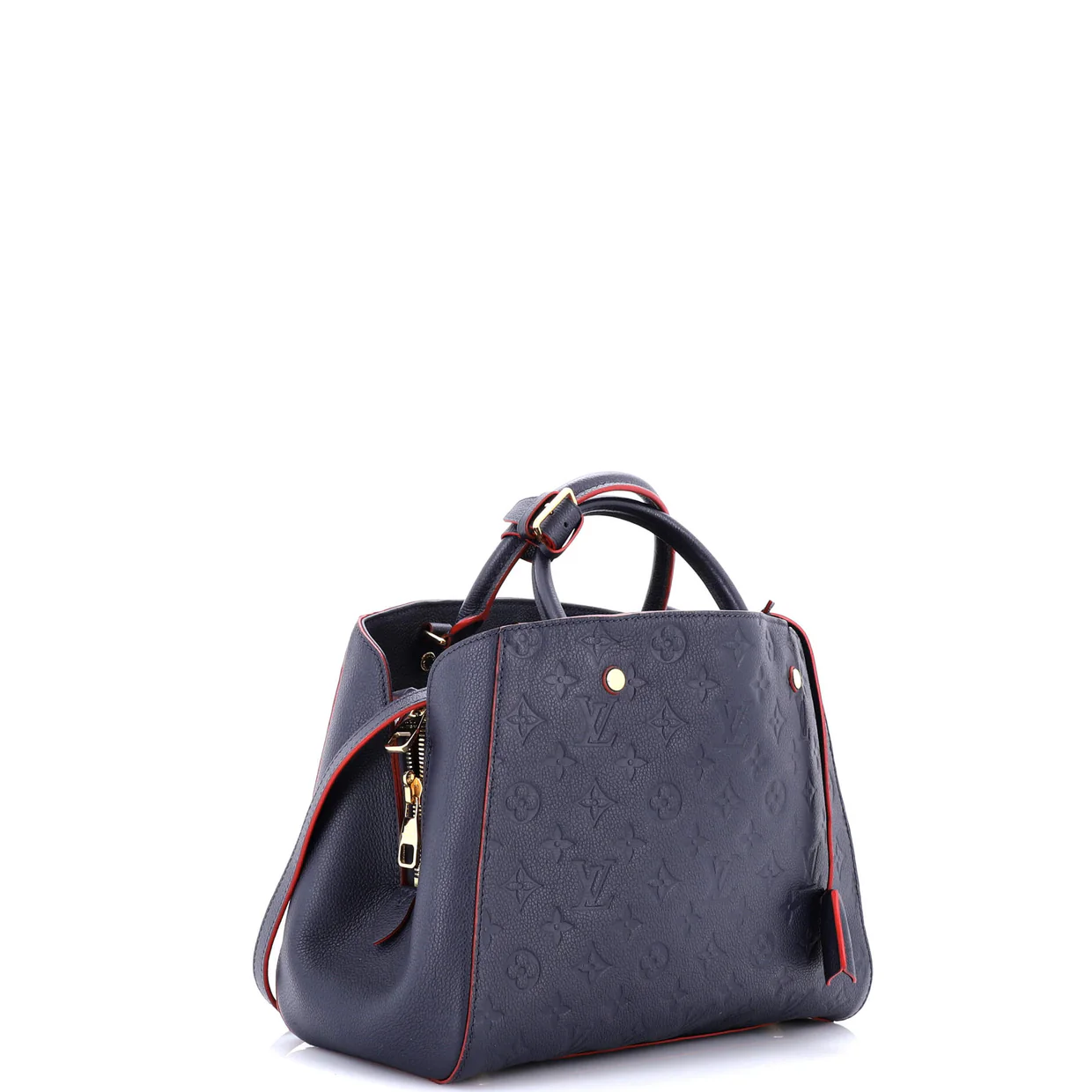 Montaigne Handbag Monogram Empreinte Leather MM - Deep Luxury