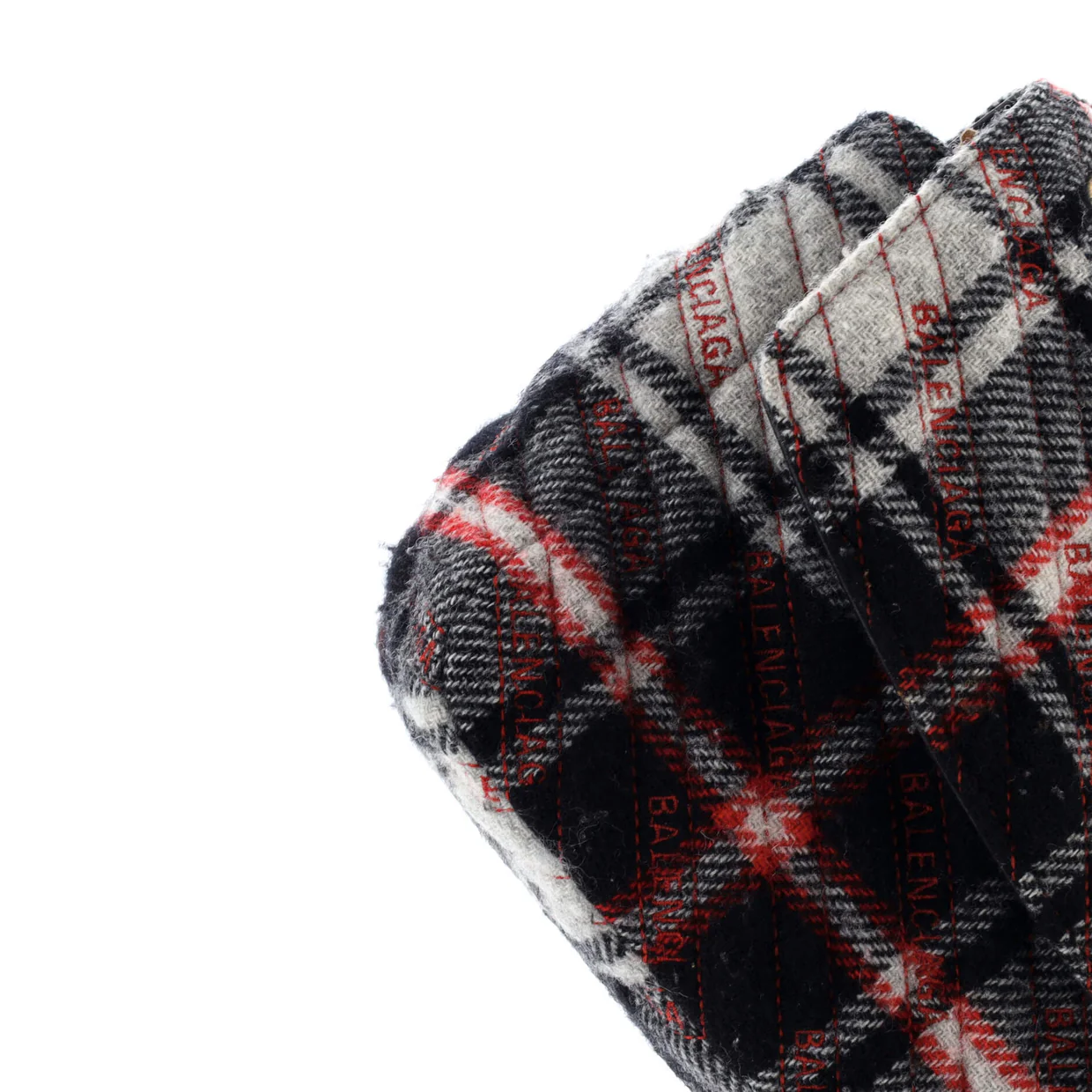 BB Chain Round Shoulder Bag Quilted Wool Medium - Deep Luxury