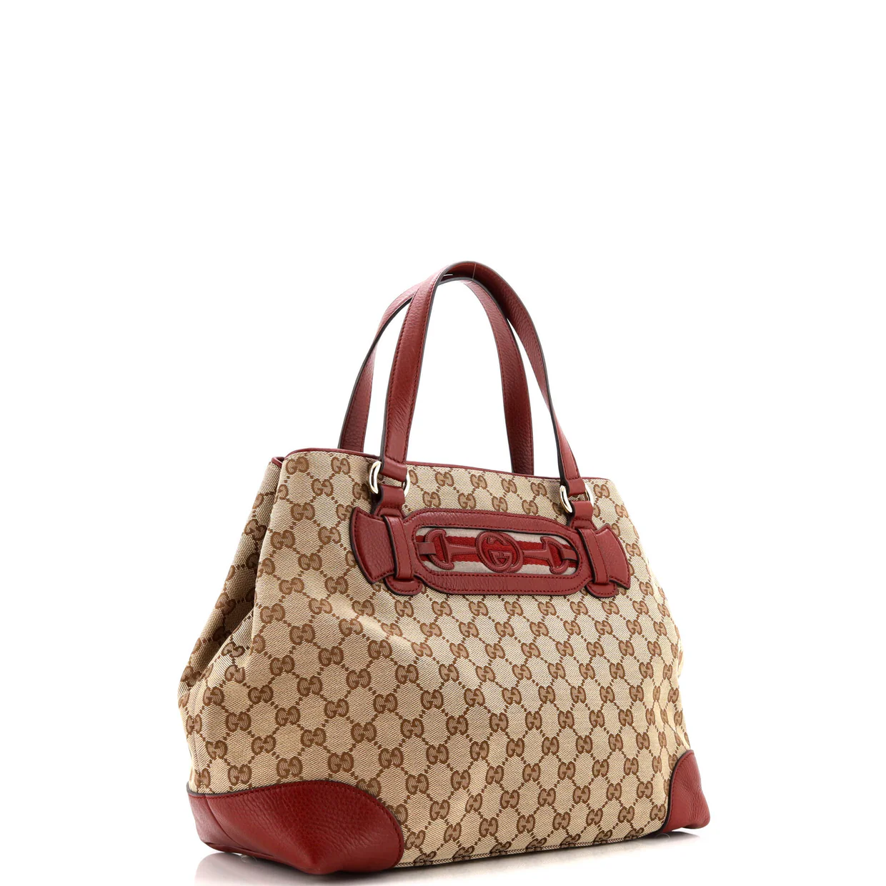 Dressage Tote GG Canvas and Leather Medium - Deep Luxury