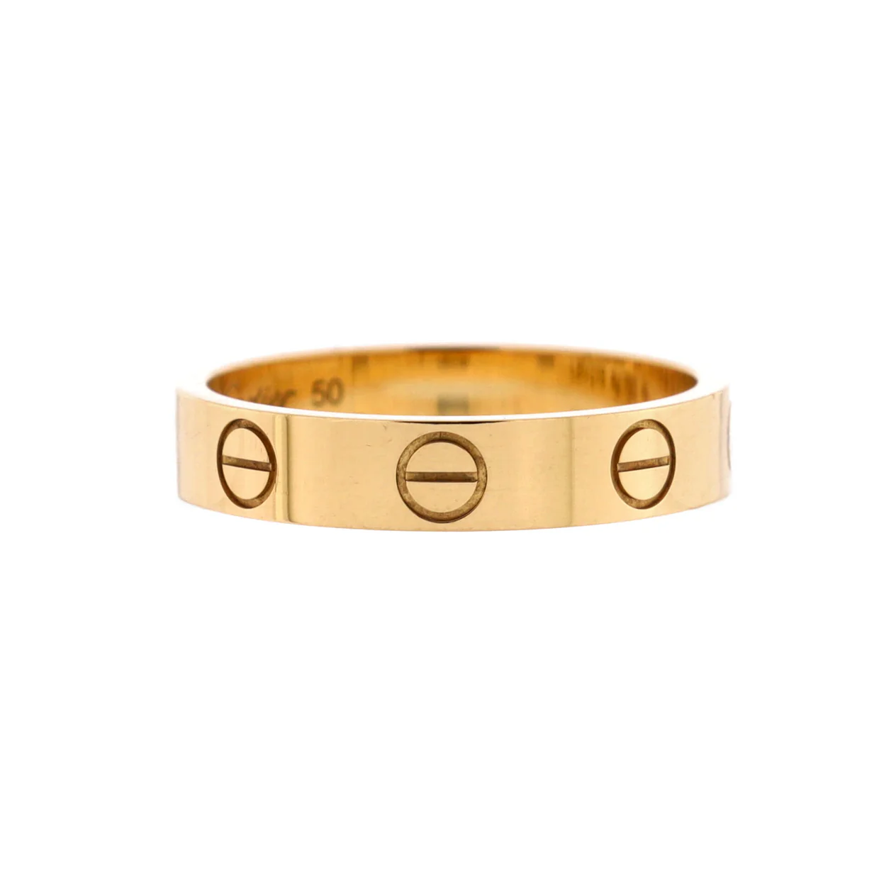 Love Wedding Band Ring 18K Yellow Gold - Deep Luxury