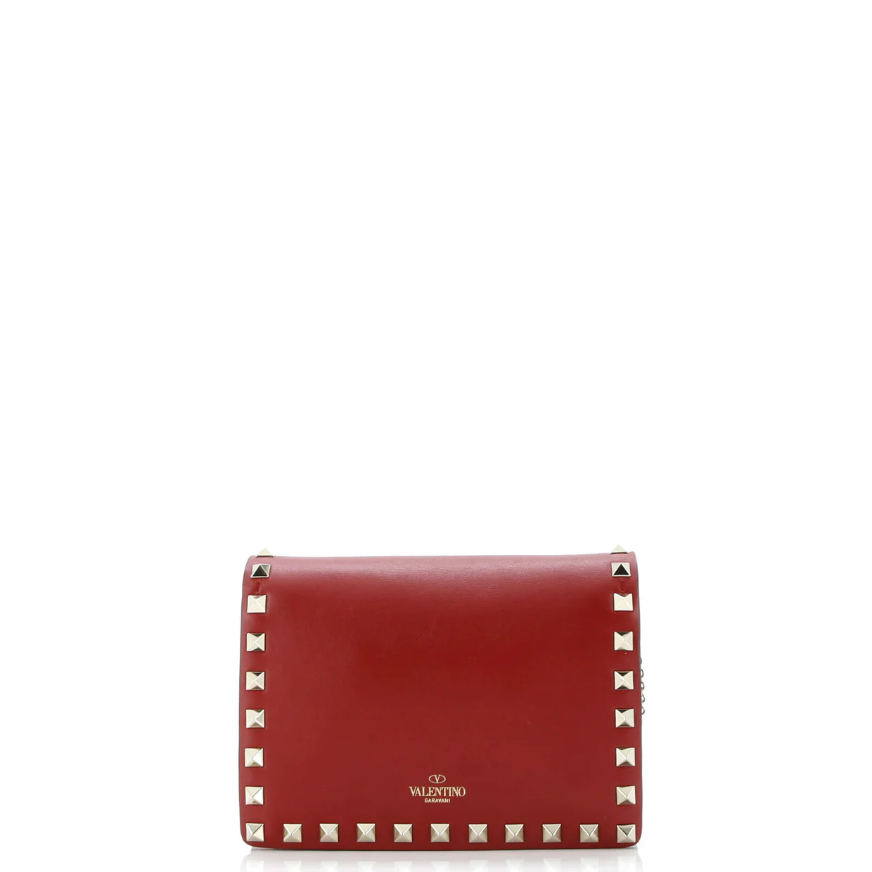 Rockstud Pouch Crossbody Bag Leather Mini - Deep Luxury