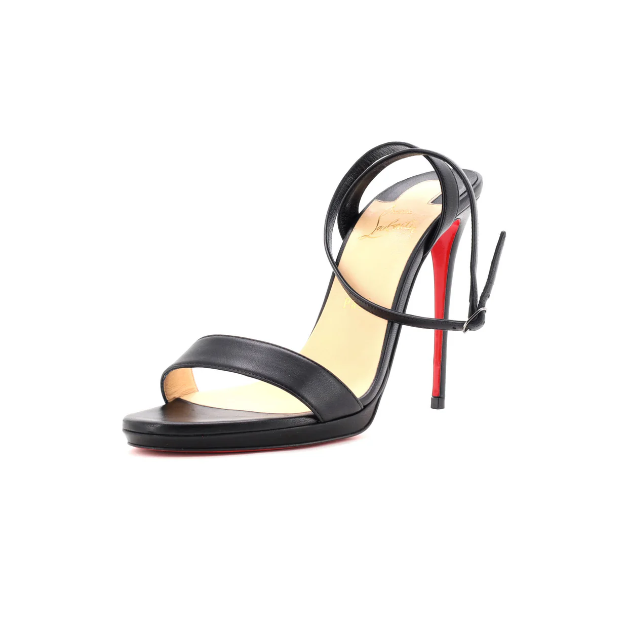 Women's Loubi Queen Heeled Sandals Leather 120 - Deep Luxury