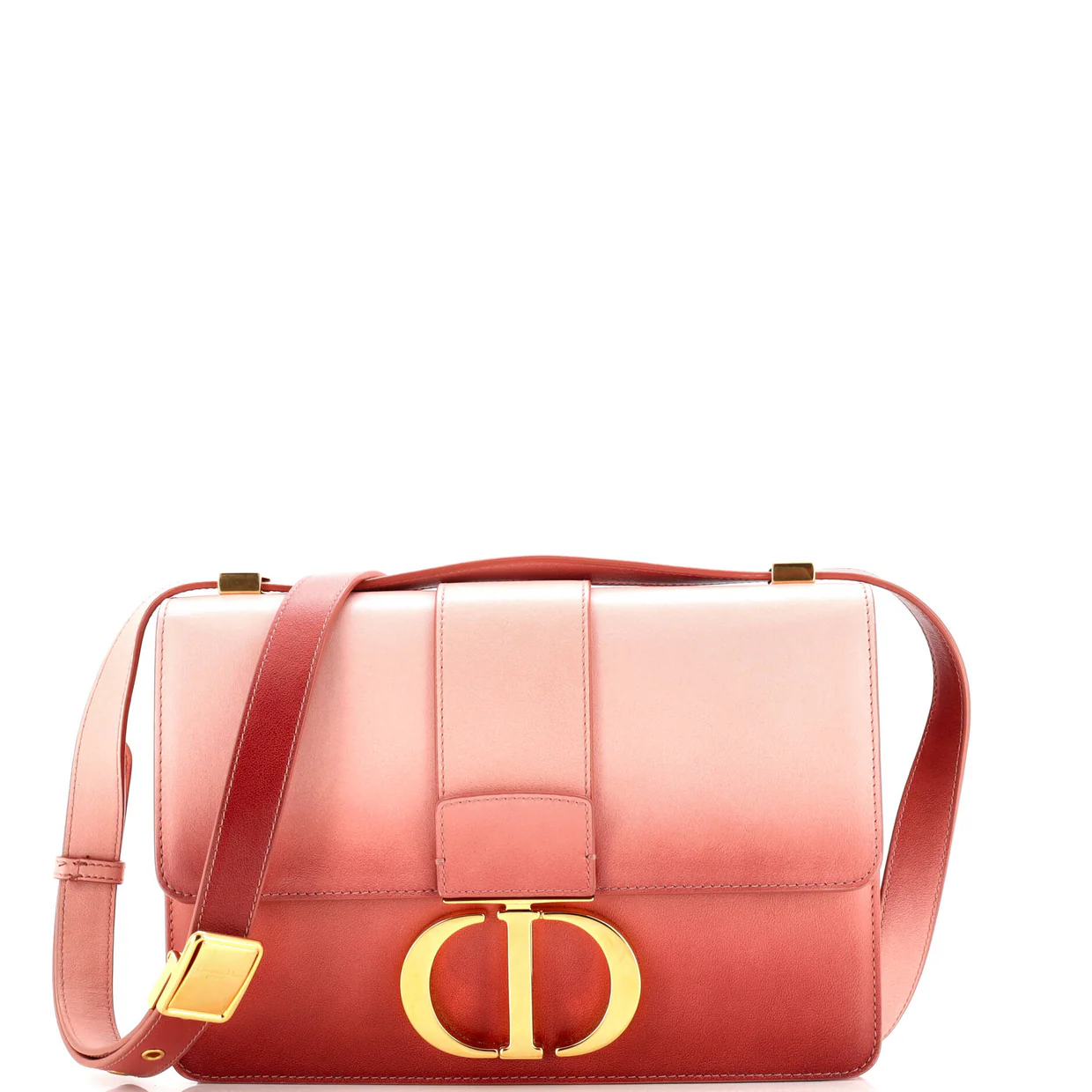 30 Montaigne Flap Bag Gradient Leather - Deep Luxury