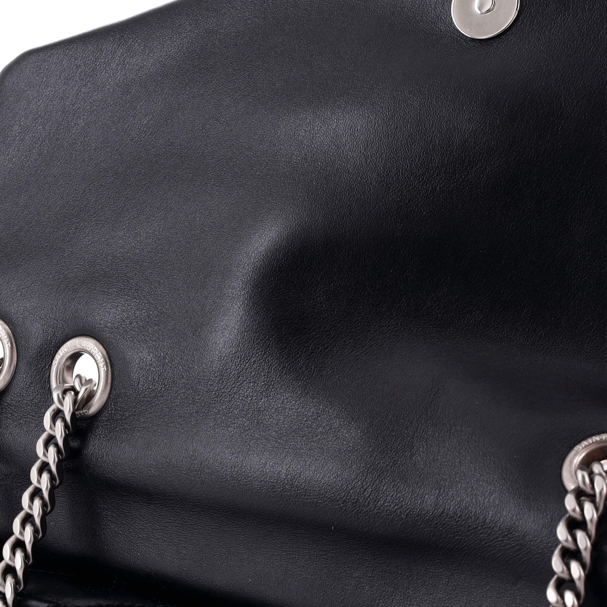 Loulou Shoulder Bag Matelasse Chevron Leather Medium - Deep Luxury