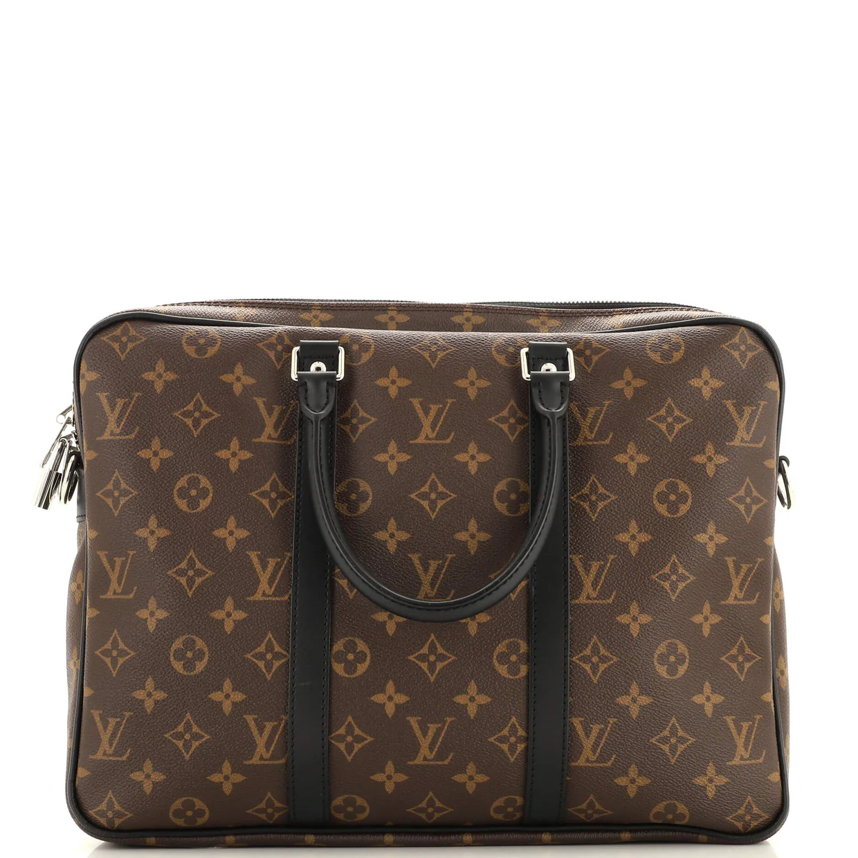 Porte-Documents Voyage Briefcase Macassar Monogram Canvas PM - Deep Luxury