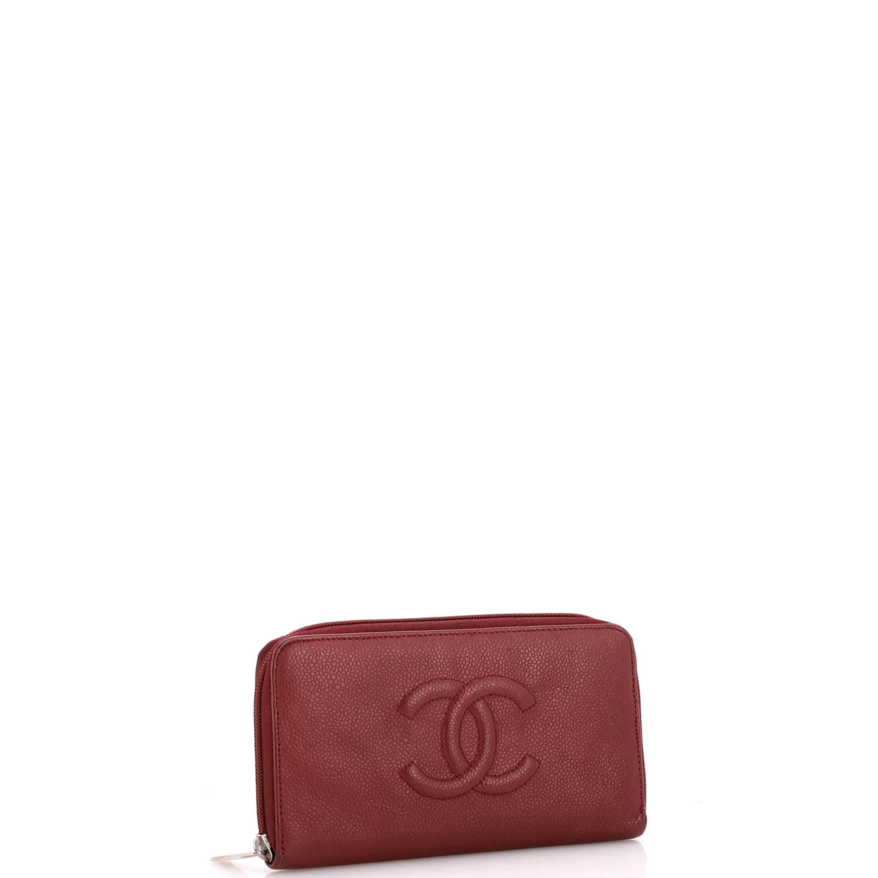 Timeless CC Zipped Wallet Caviar Long - Deep Luxury