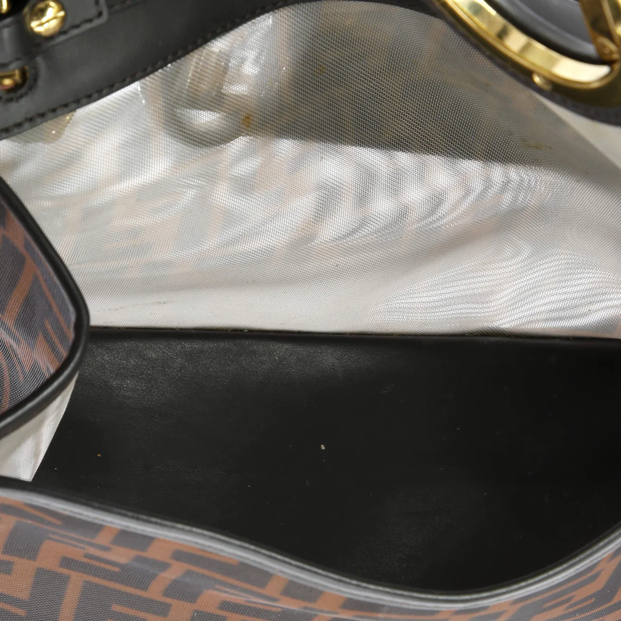 Kan I F Shoulder Bag Zucca Mesh Medium - Deep Luxury