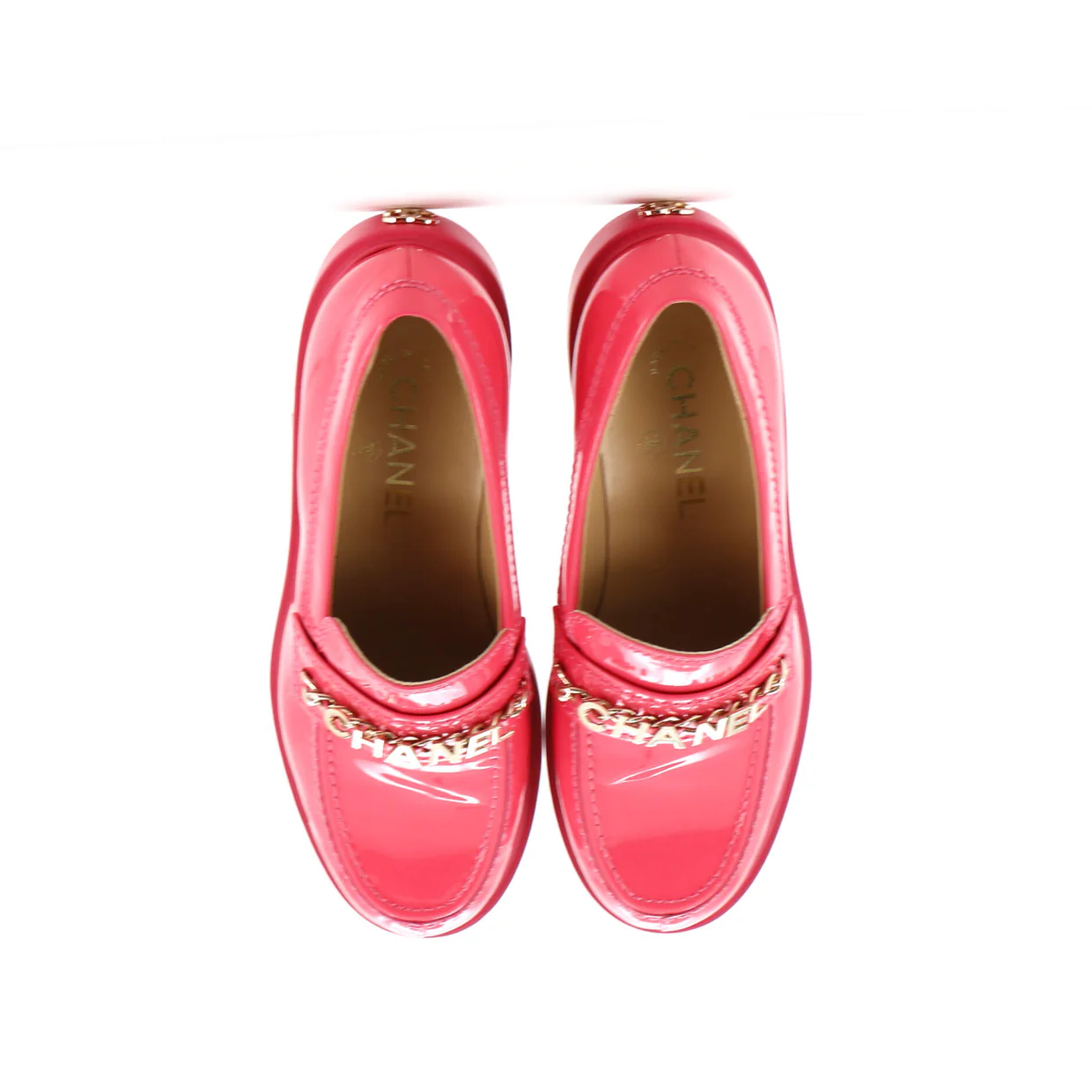Women's Logo Loafers Patent - Deep Luxury