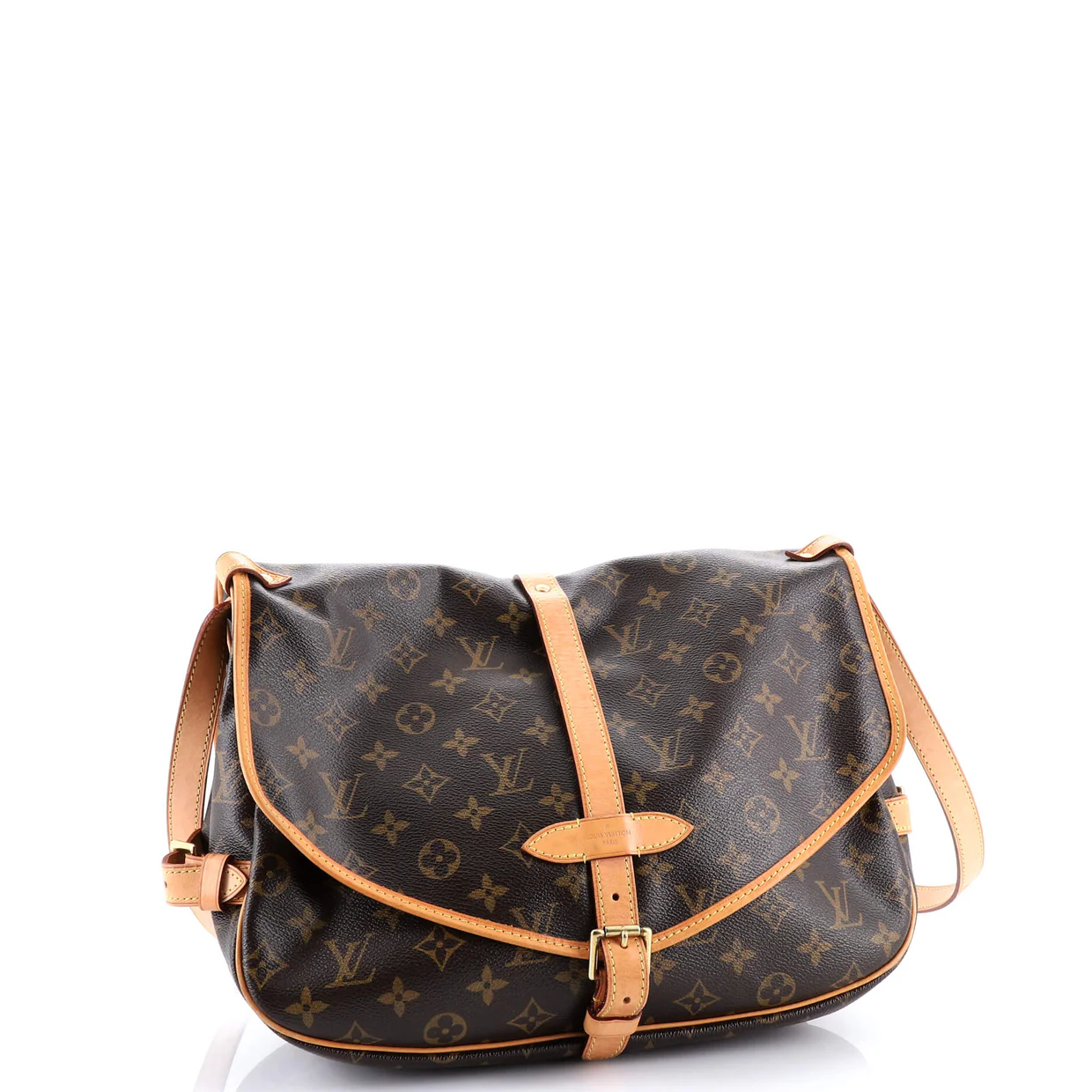 Saumur Handbag Monogram Canvas 35 - Deep Luxury