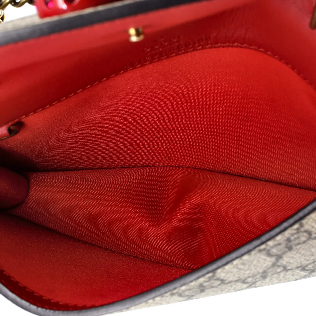 Cherries Wallet on Chain GG Coated Canvas Mini - Deep Luxury
