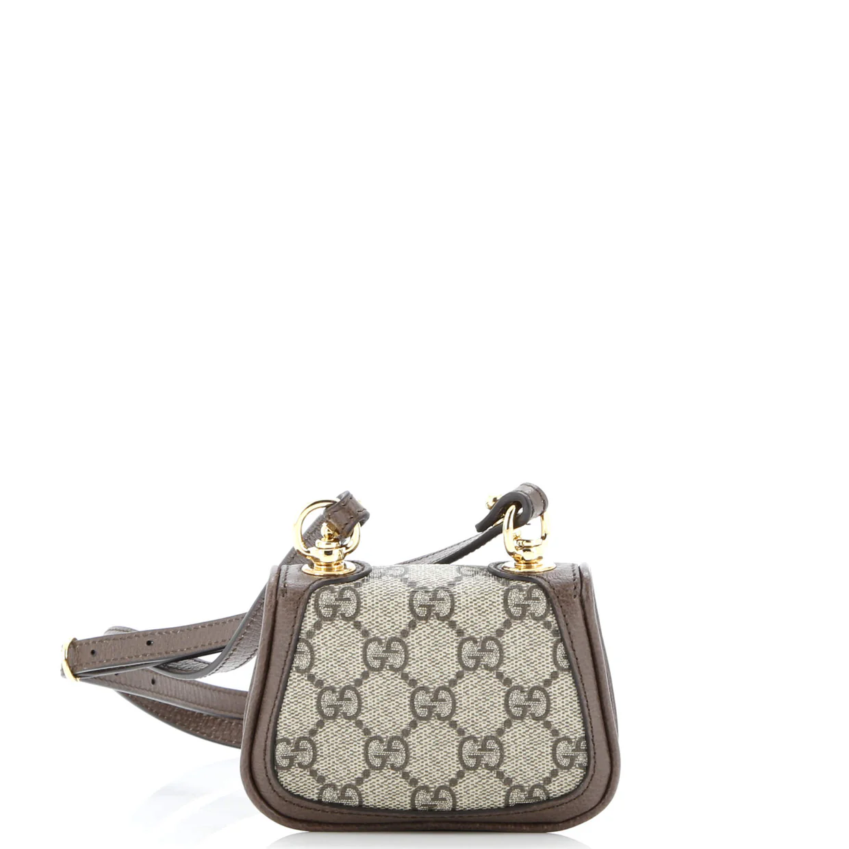 Blondie NM Card Case Wallet with Strap GG Coated Canvas - Deep Luxury