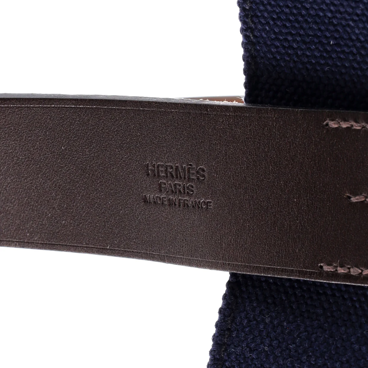 Etriviere Shopping Tote Printed Toile and Leather - Deep Luxury