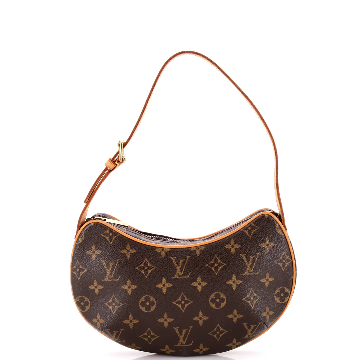 Croissant Handbag Monogram Canvas PM - Deep Luxury