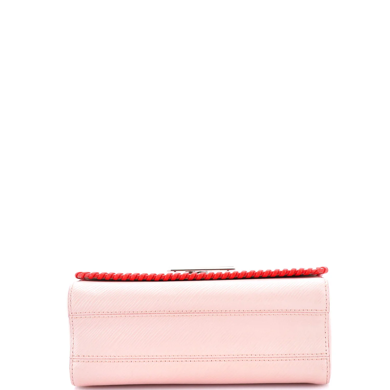 Twist Handbag Limited Edition Flower Embellished Epi Leather with Whipstitch Details MM - Deep Luxury