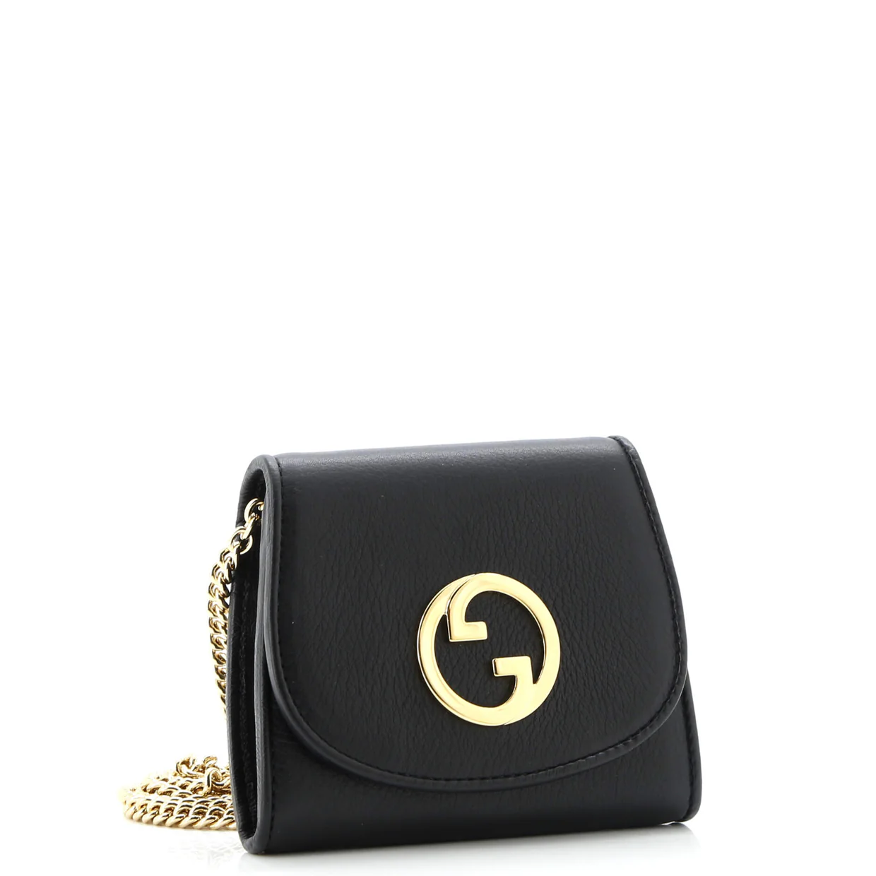 Blondie NM Wallet on Chain Leather Medium - Deep Luxury