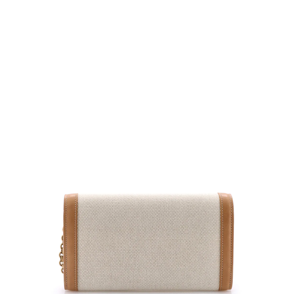 Le Maillon Chain Wallet Canvas with Leather - Deep Luxury