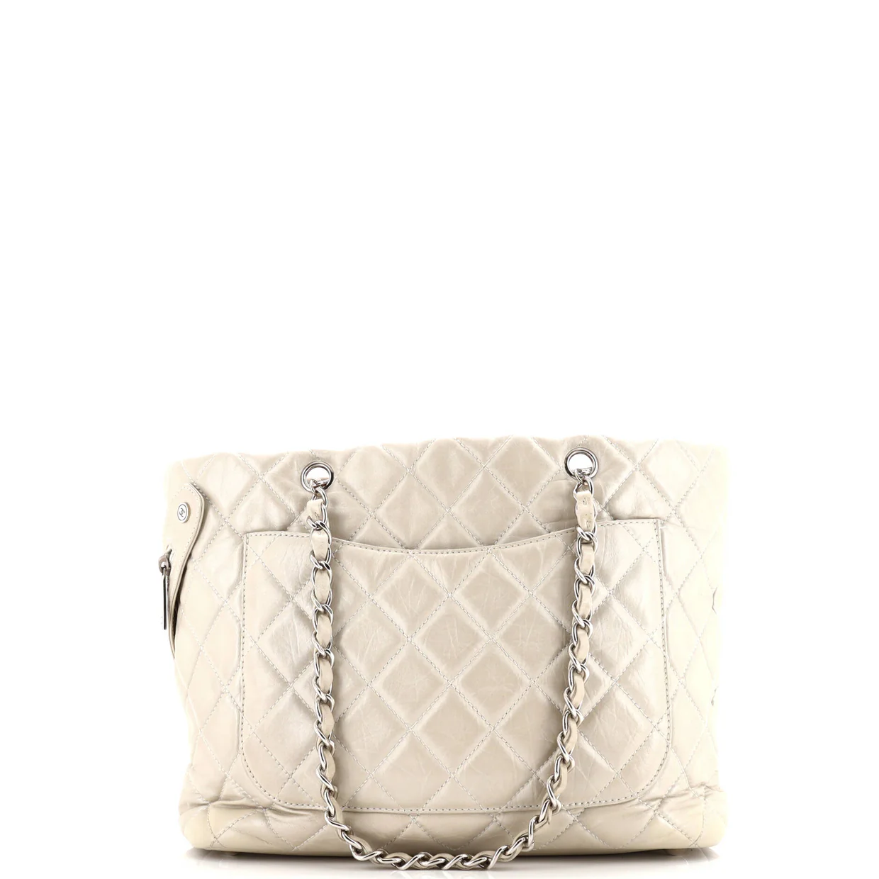 Cotton Club Tote Quilted Aged Calfskin Large - Deep Luxury