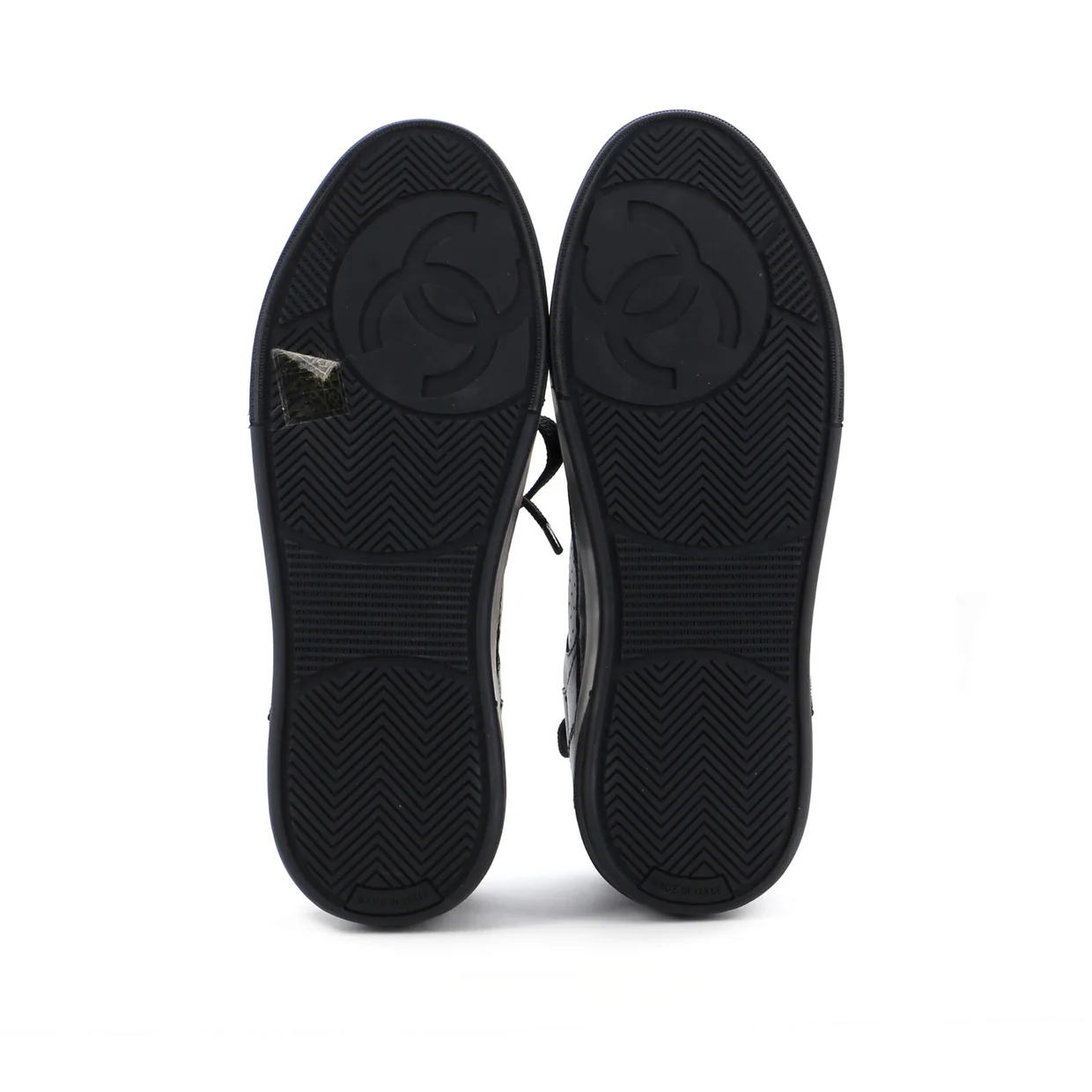 Women's CC Low-Top Sneakers Perforated Leather - Deep Luxury