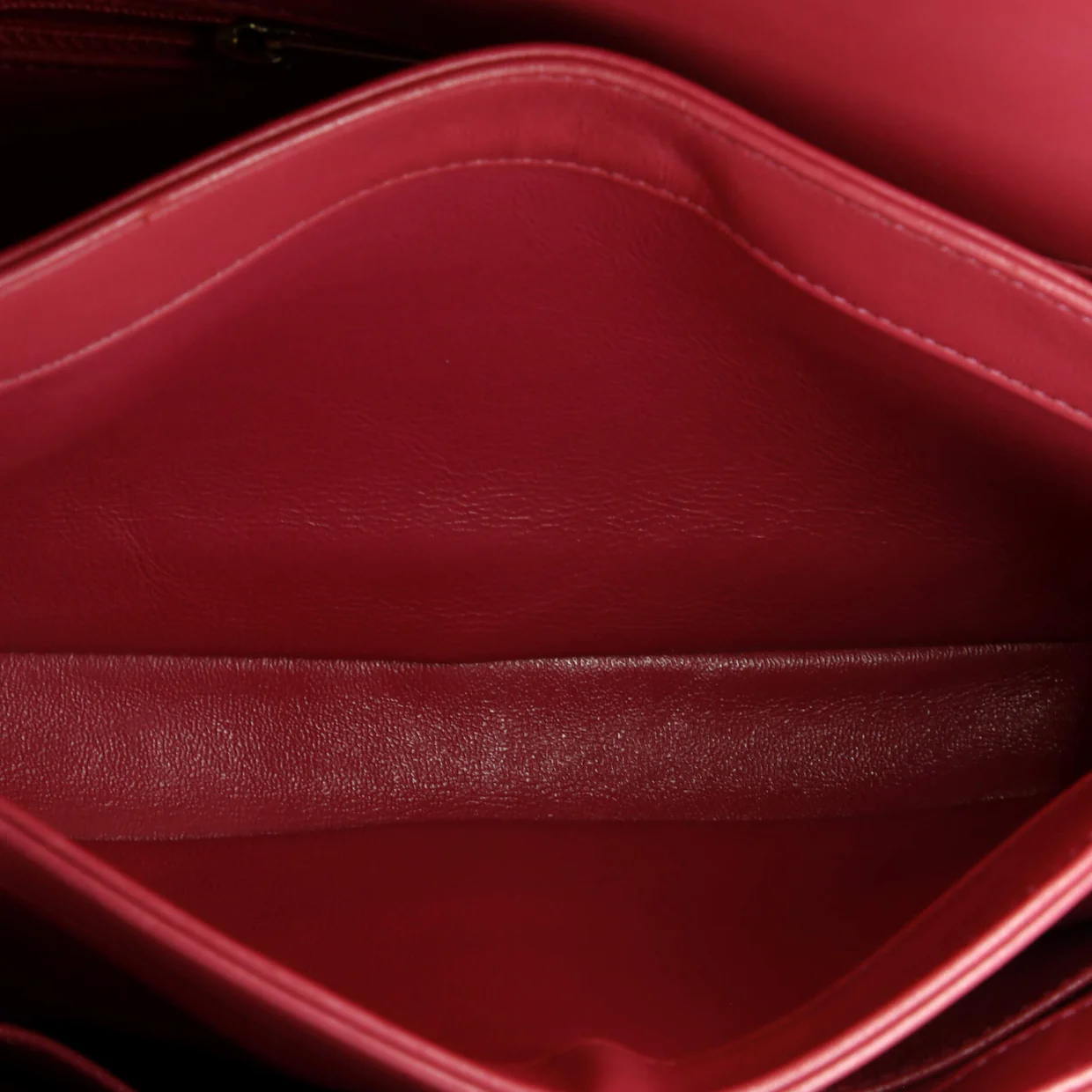 Trendy CC Top Handle Bag Chevron Lambskin Small - Deep Luxury