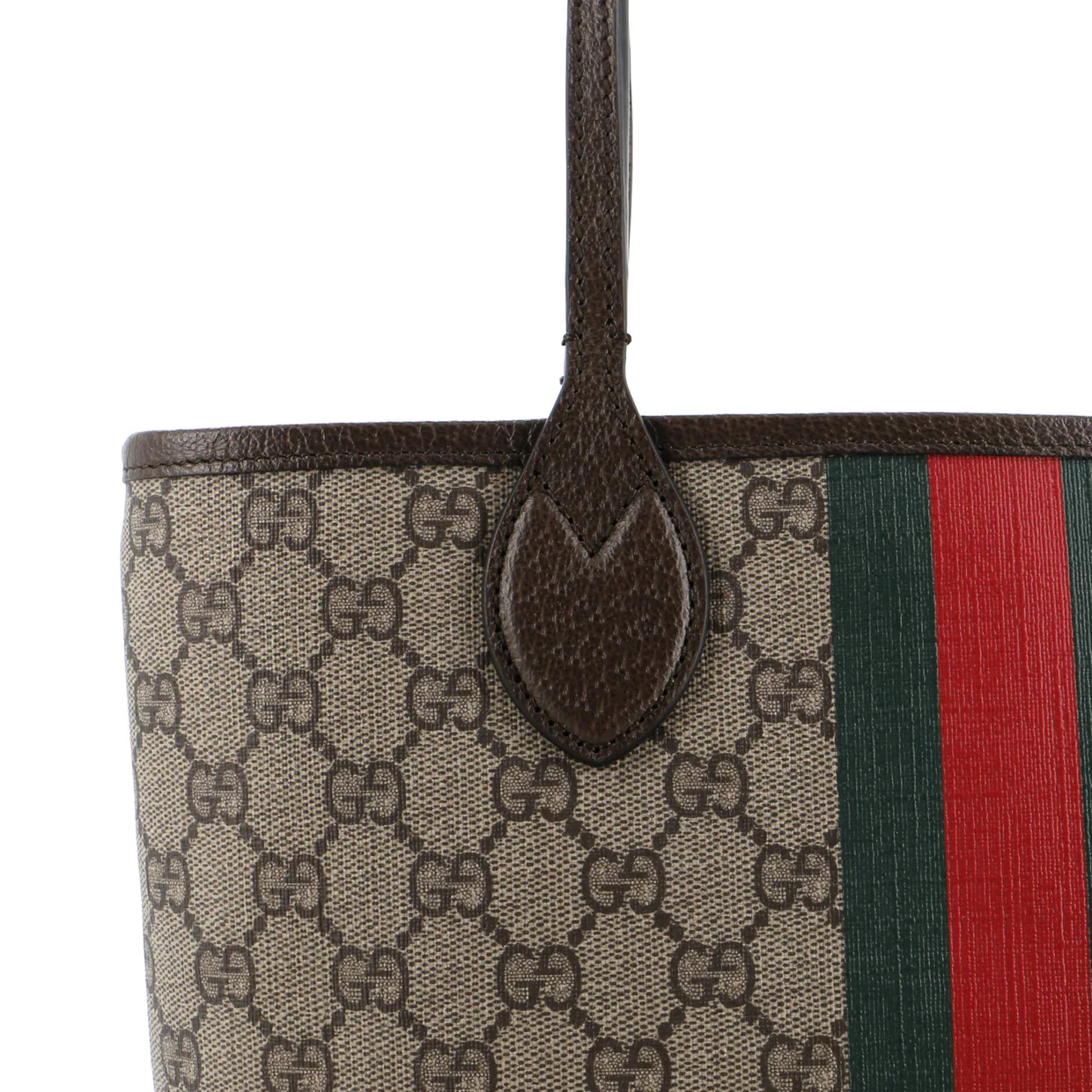 Ophidia Open Shopping Tote GG Coated Canvas Small - Deep Luxury