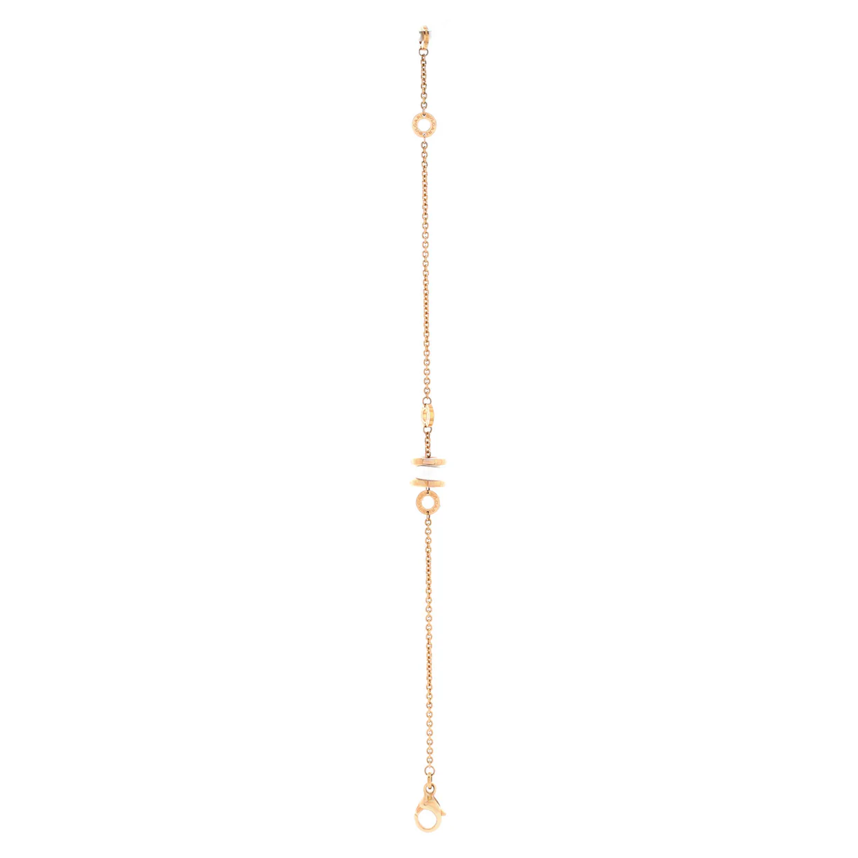 B.Zero1 Soft Bracelet 18K Rose Gold with Ceramic - Deep Luxury