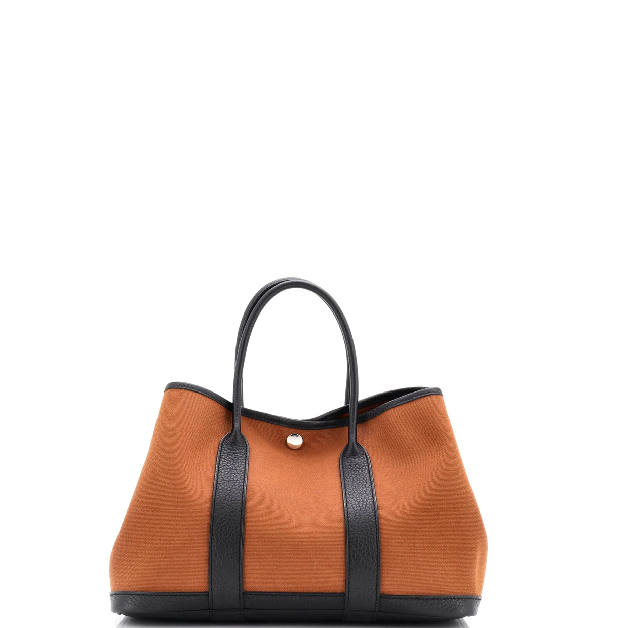 Garden Party Tote Toile and Leather 30 - Deep Luxury