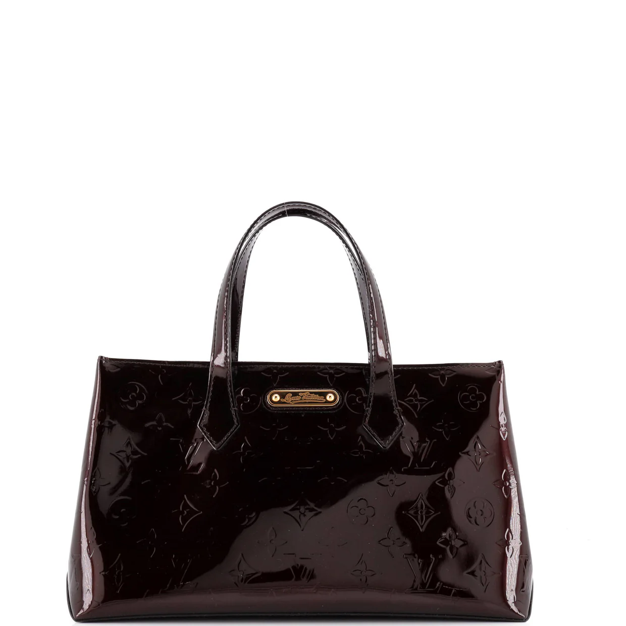 Wilshire Handbag Monogram Vernis PM - Deep Luxury